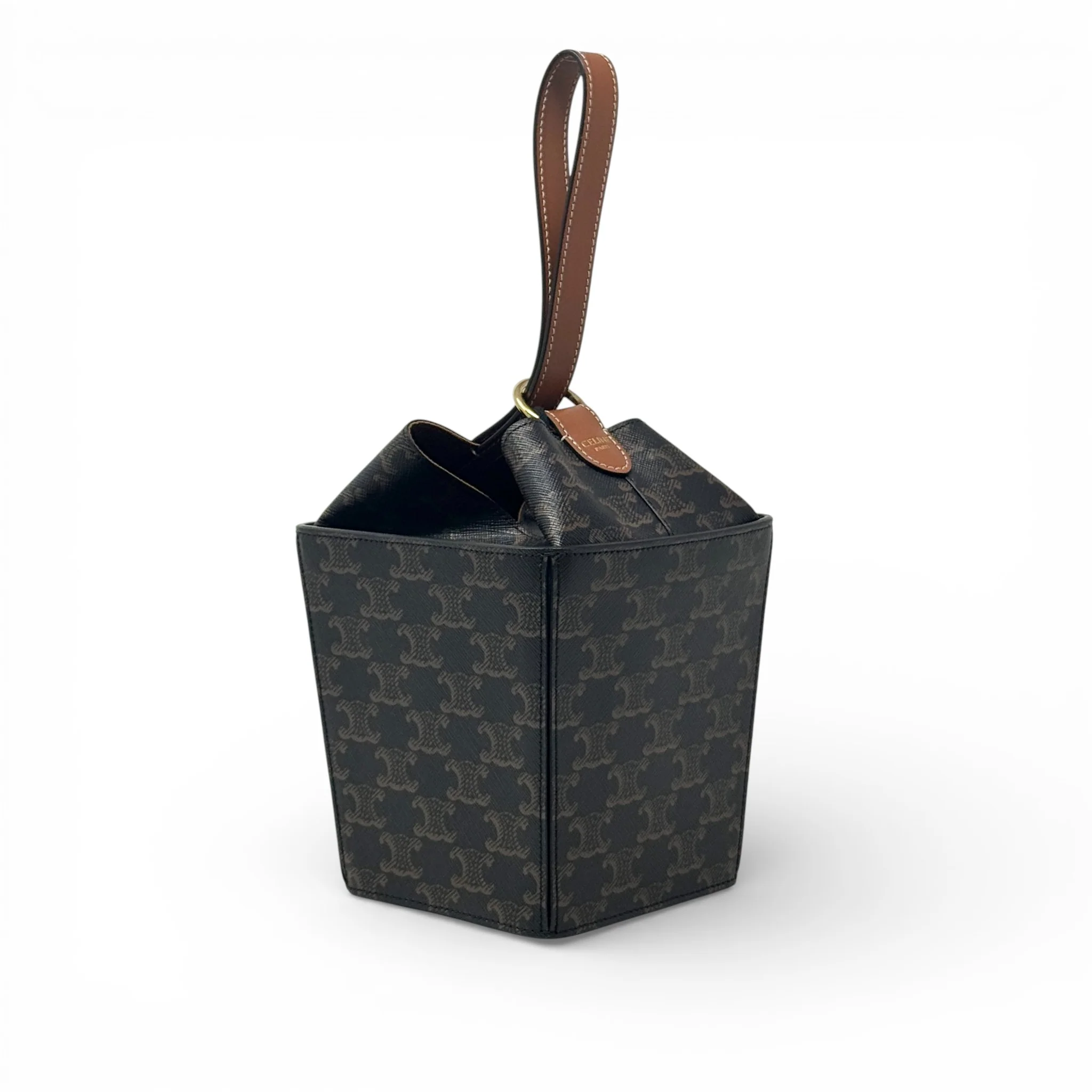Celine Triomphe Strap Box Bag - Image 4