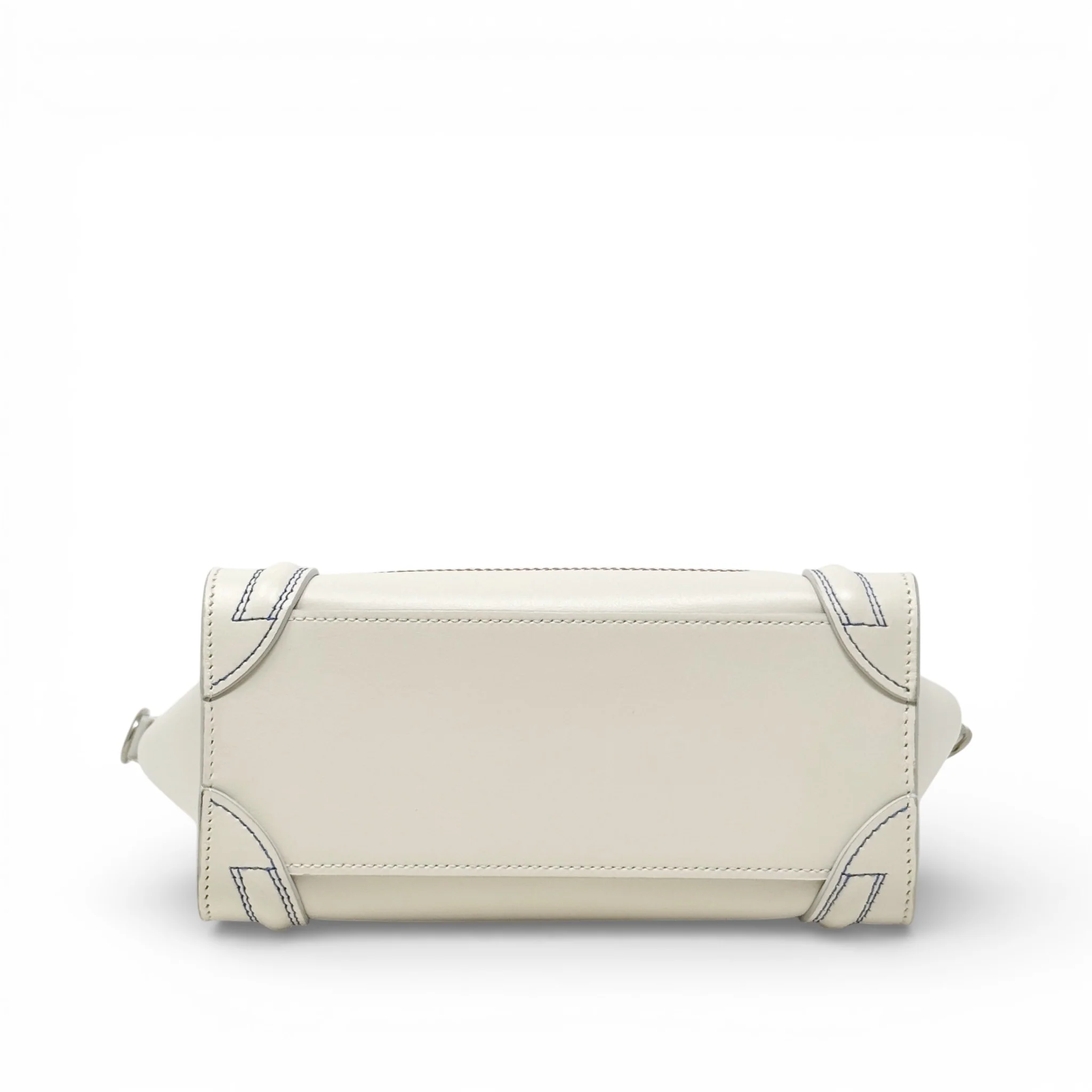 Celine White Nano Luggage Bag - Image 5