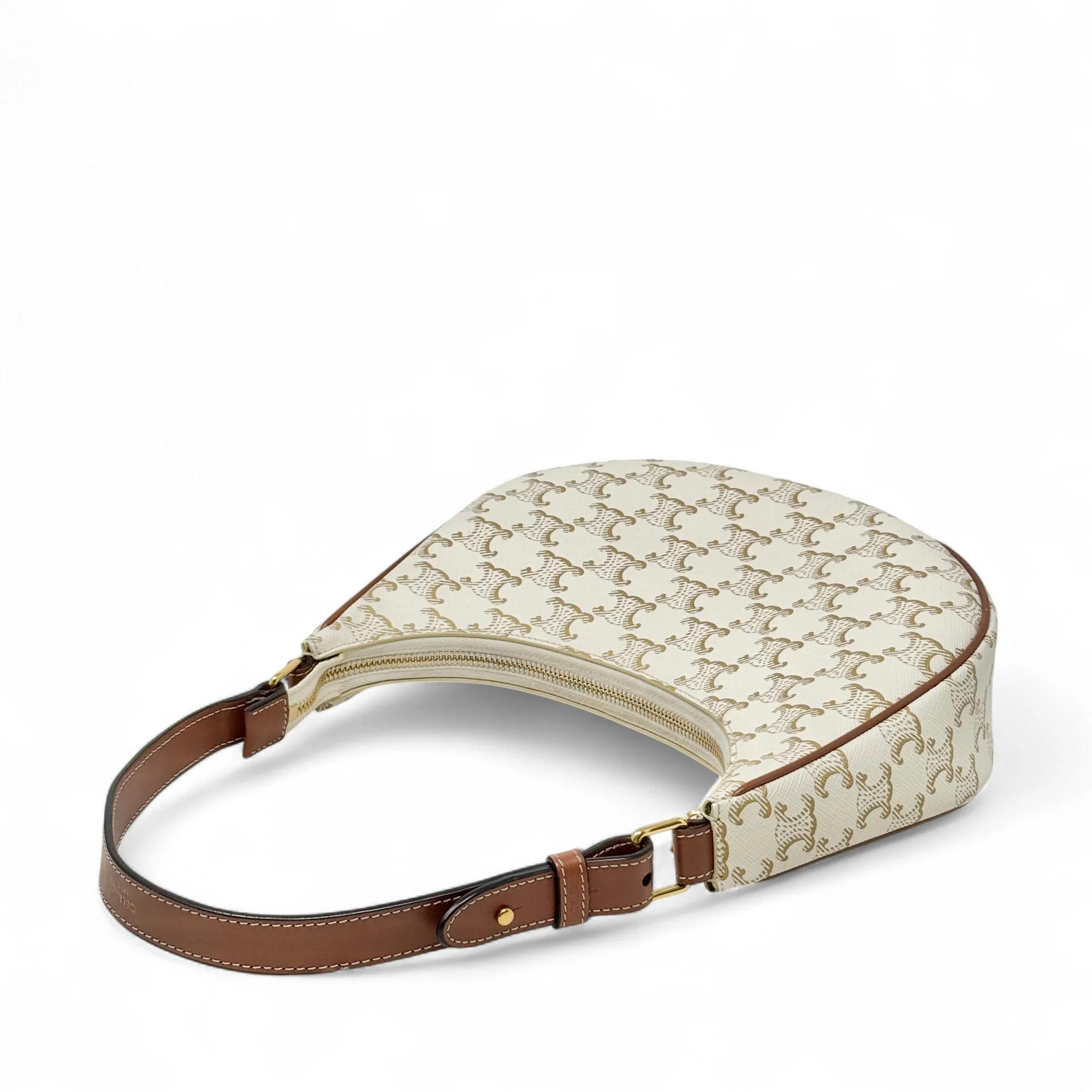 Celine White Triomphe Ava Bag - Image 12
