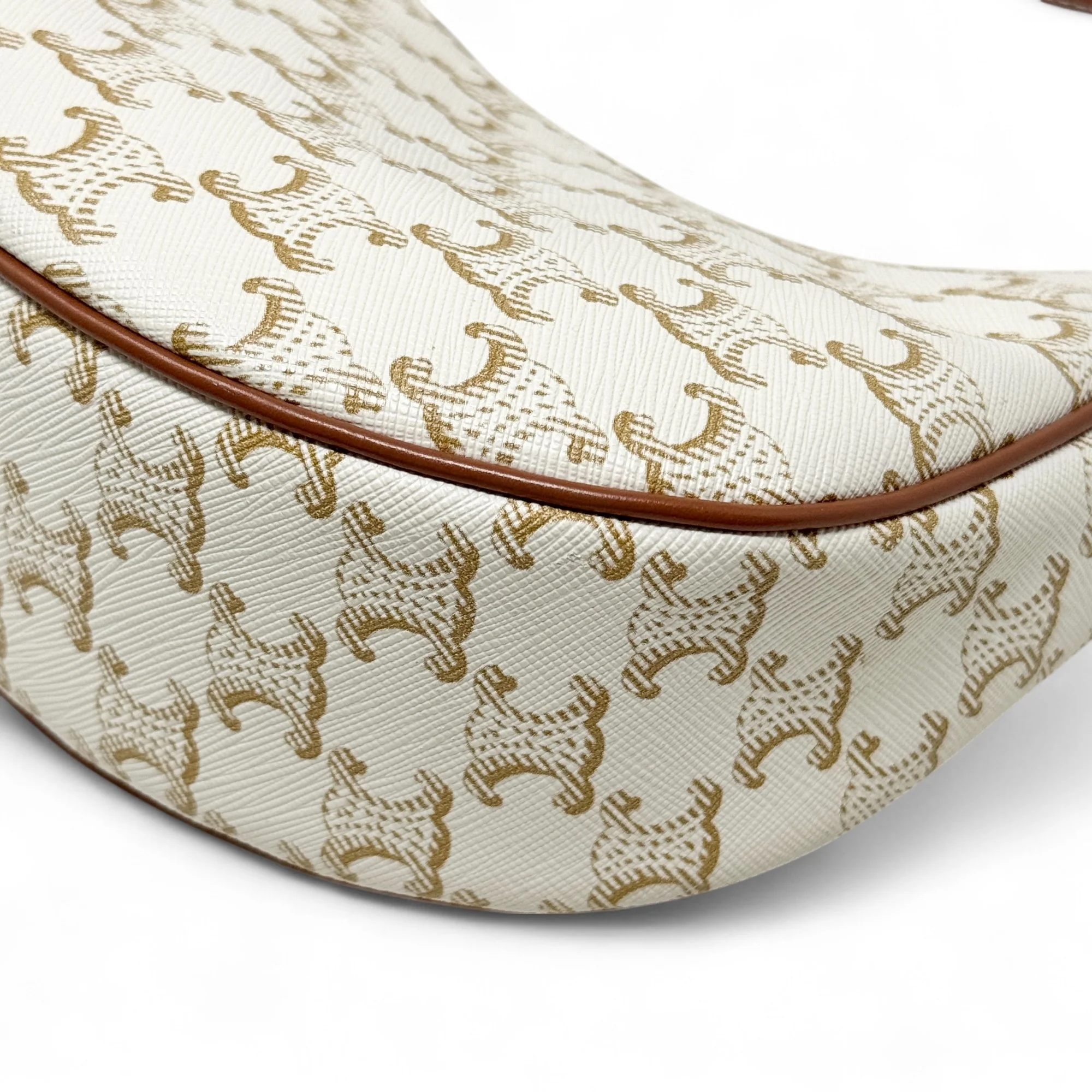 Celine White Triomphe Ava Bag - Image 6