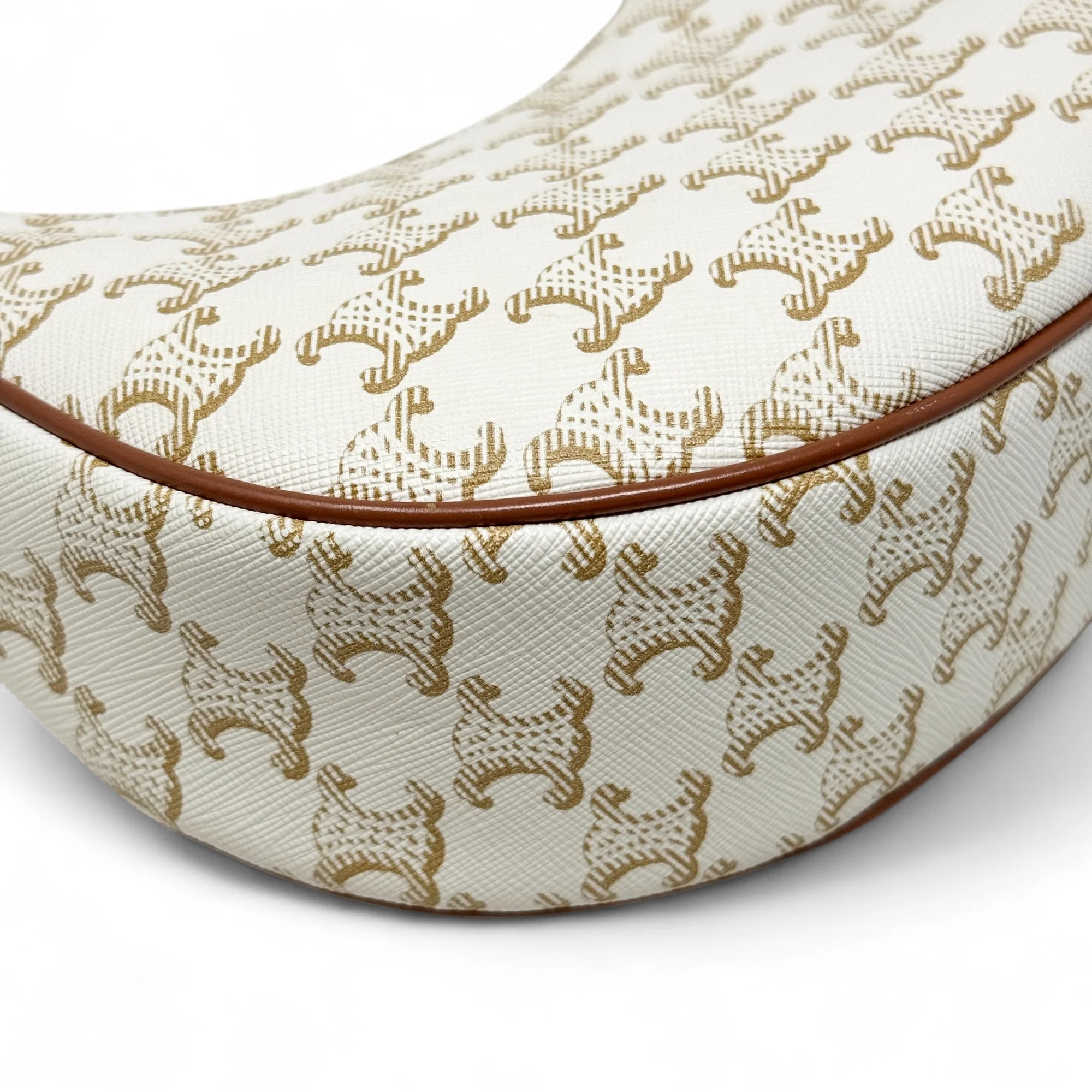 Celine White Triomphe Ava Bag - Image 7