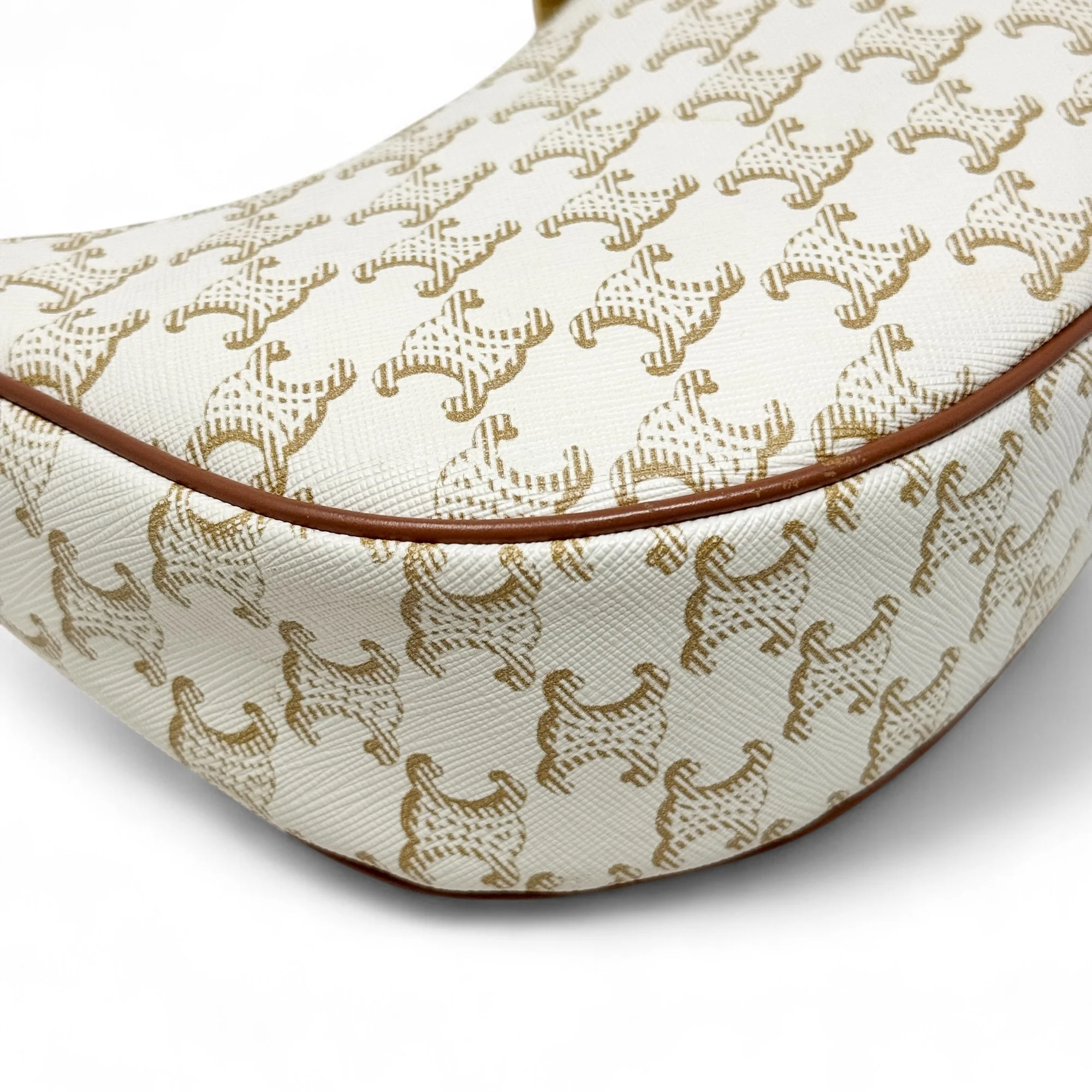 Celine White Triomphe Ava Bag - Image 9