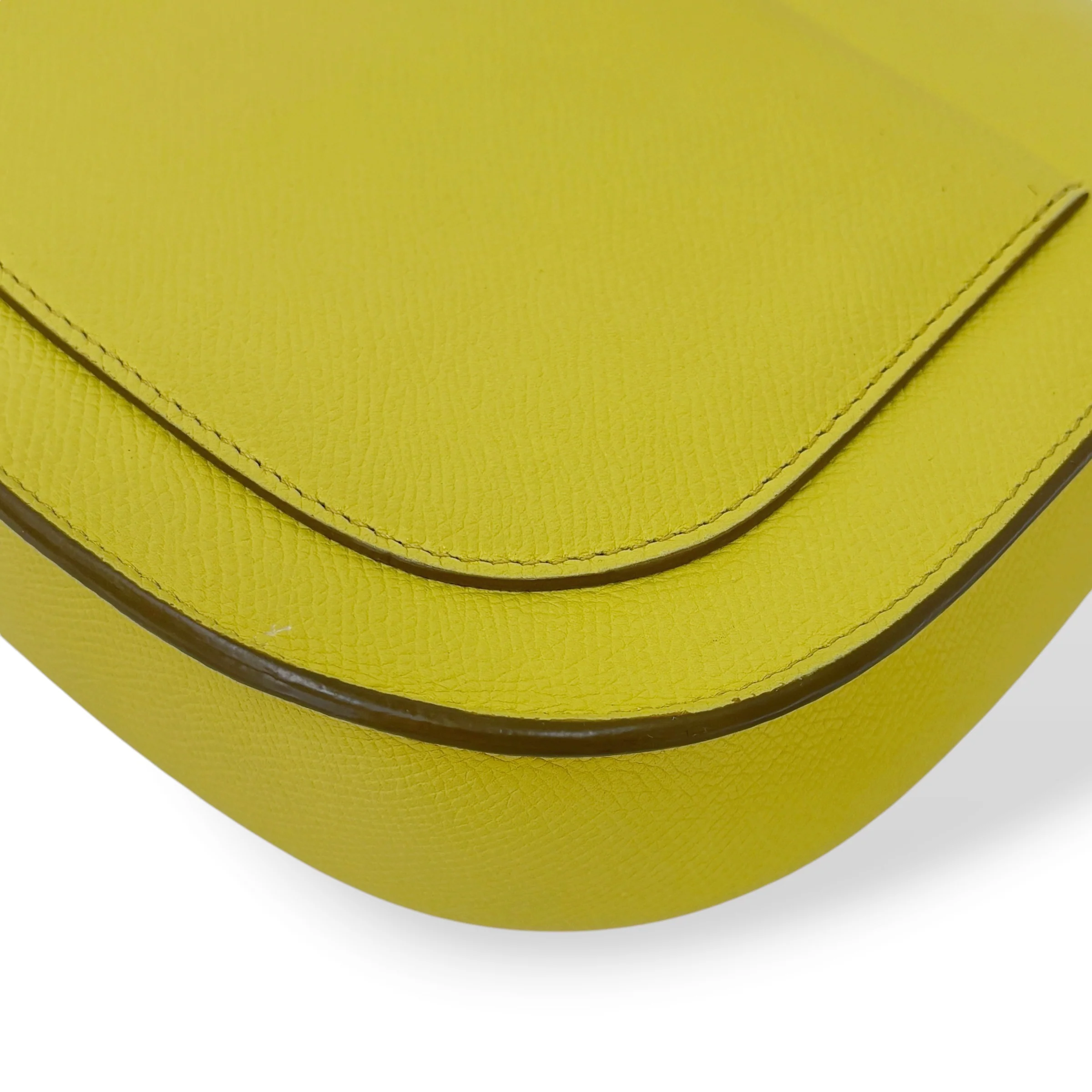 Celine Yellow Small Trotteur Bag - Image 11