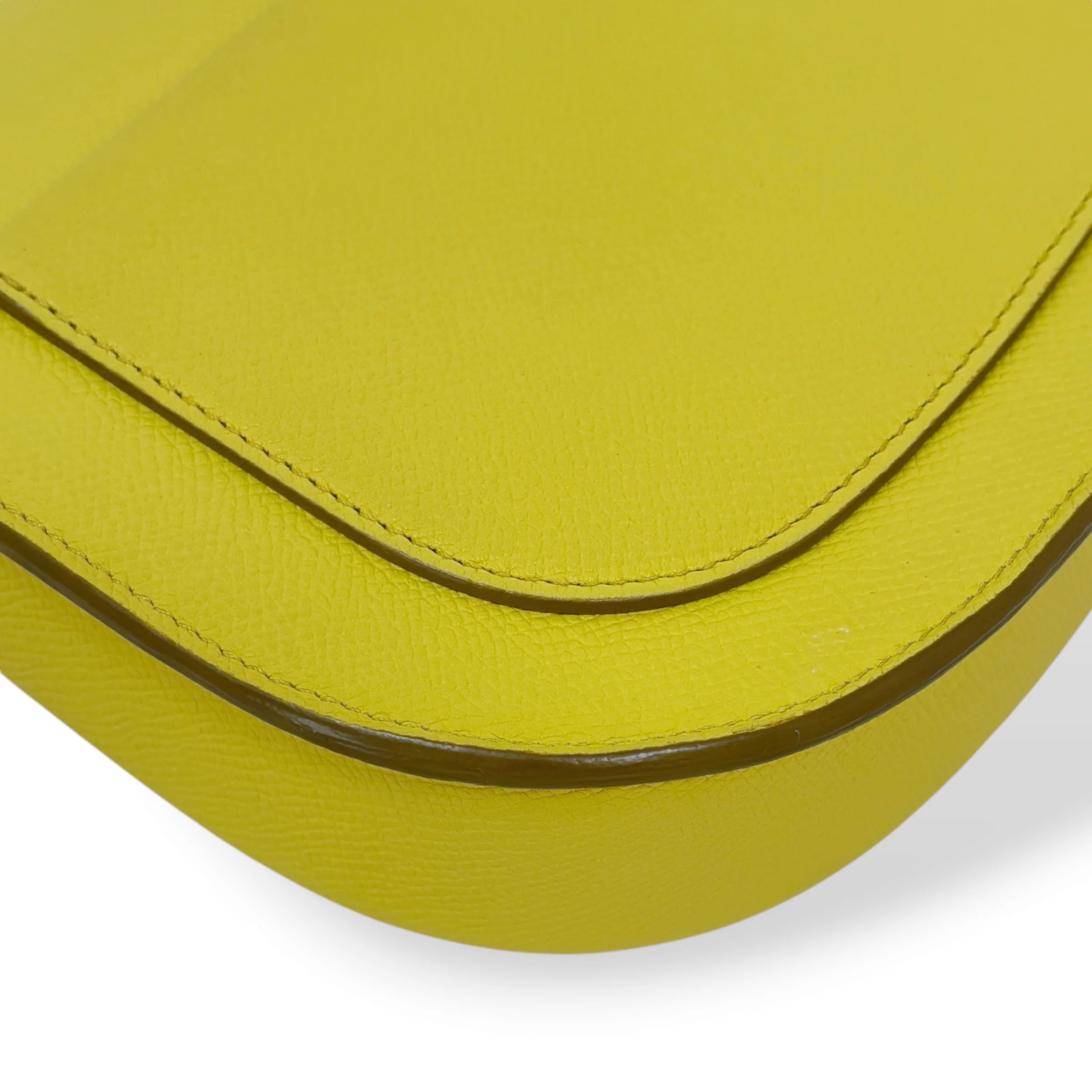 Celine Yellow Small Trotteur Bag - Image 12
