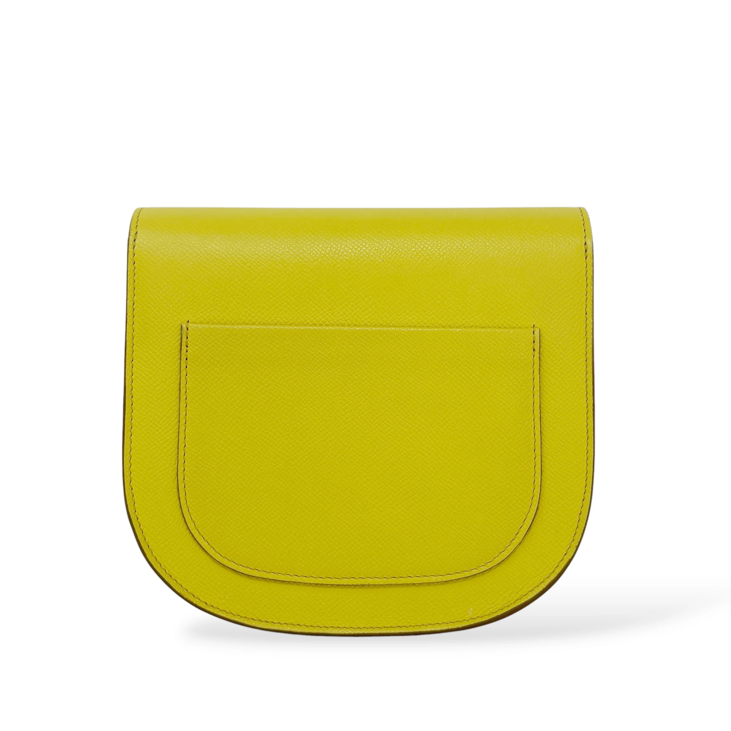 Celine Yellow Small Trotteur Bag - Image 3