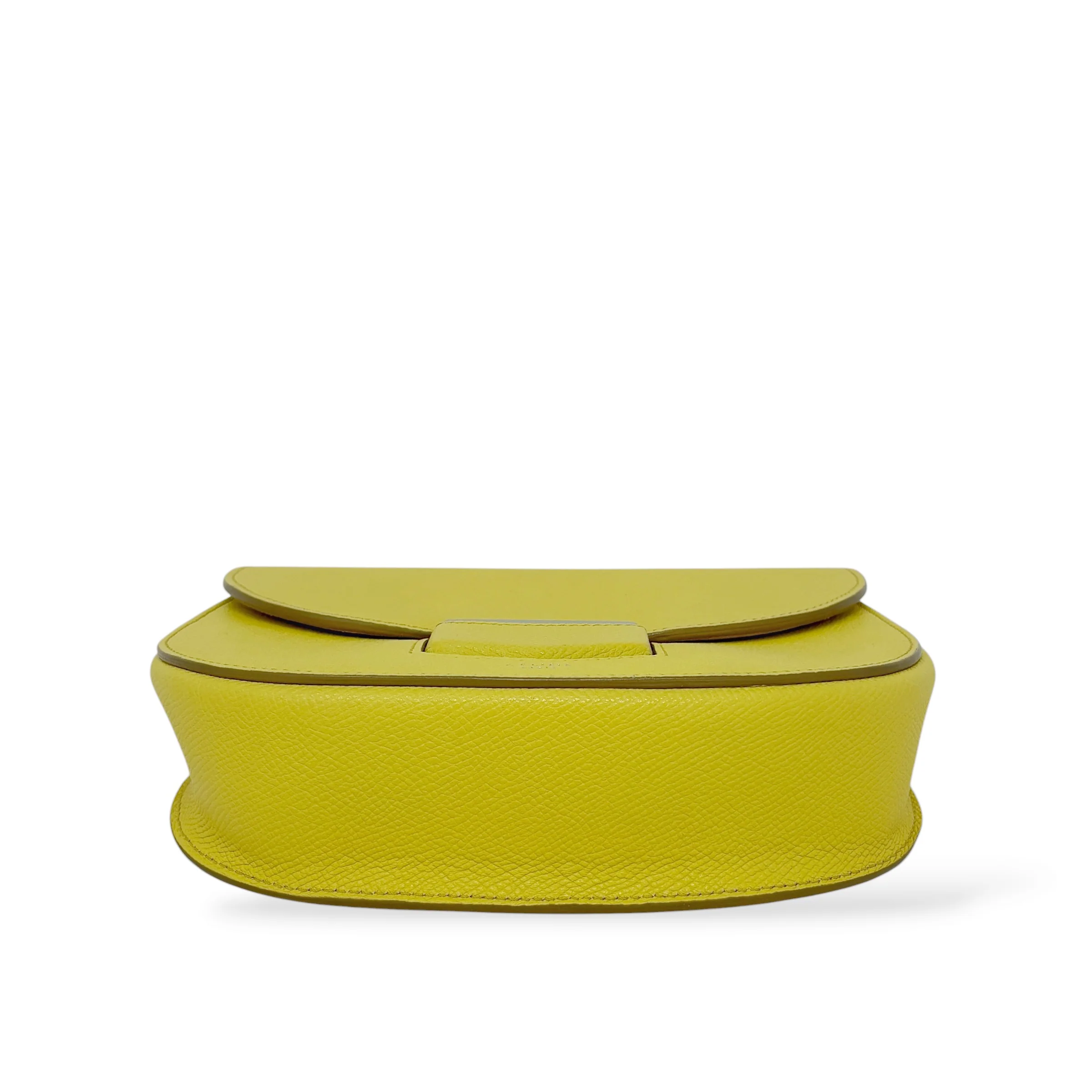 Celine Yellow Small Trotteur Bag - Image 8