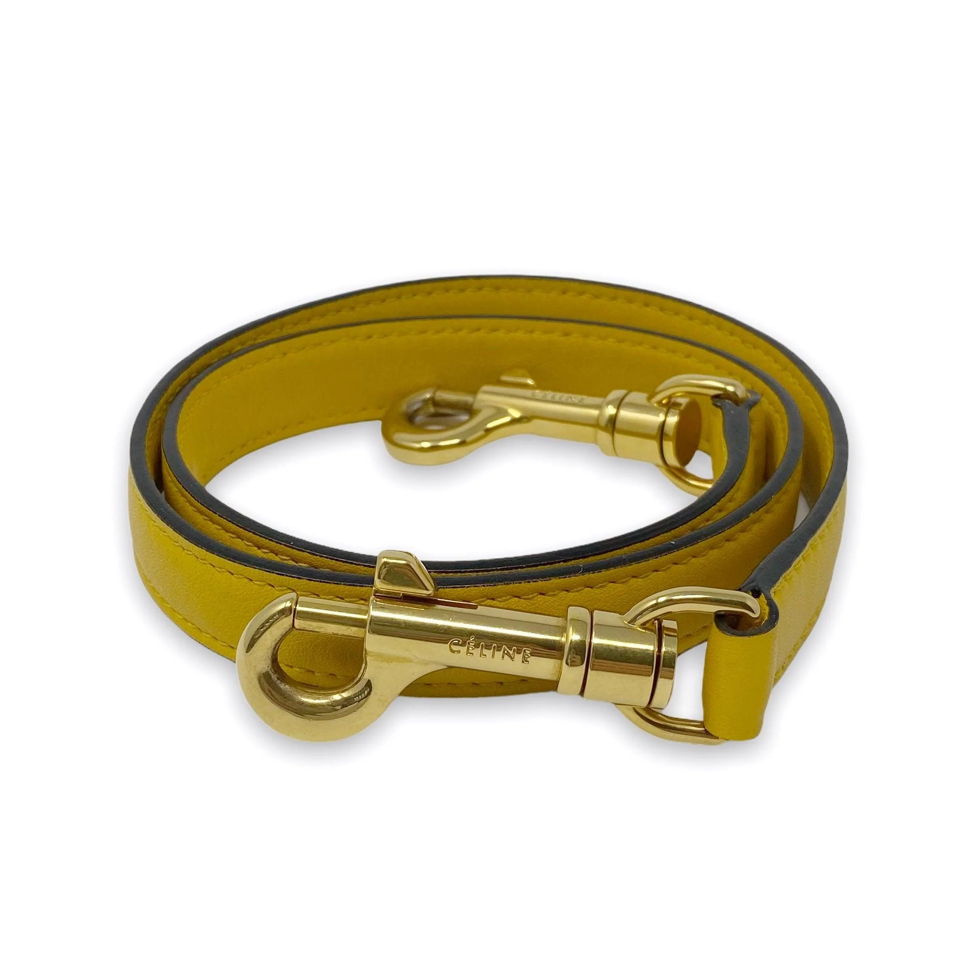 Celine Yellow Mini Belt Bag - Image 13