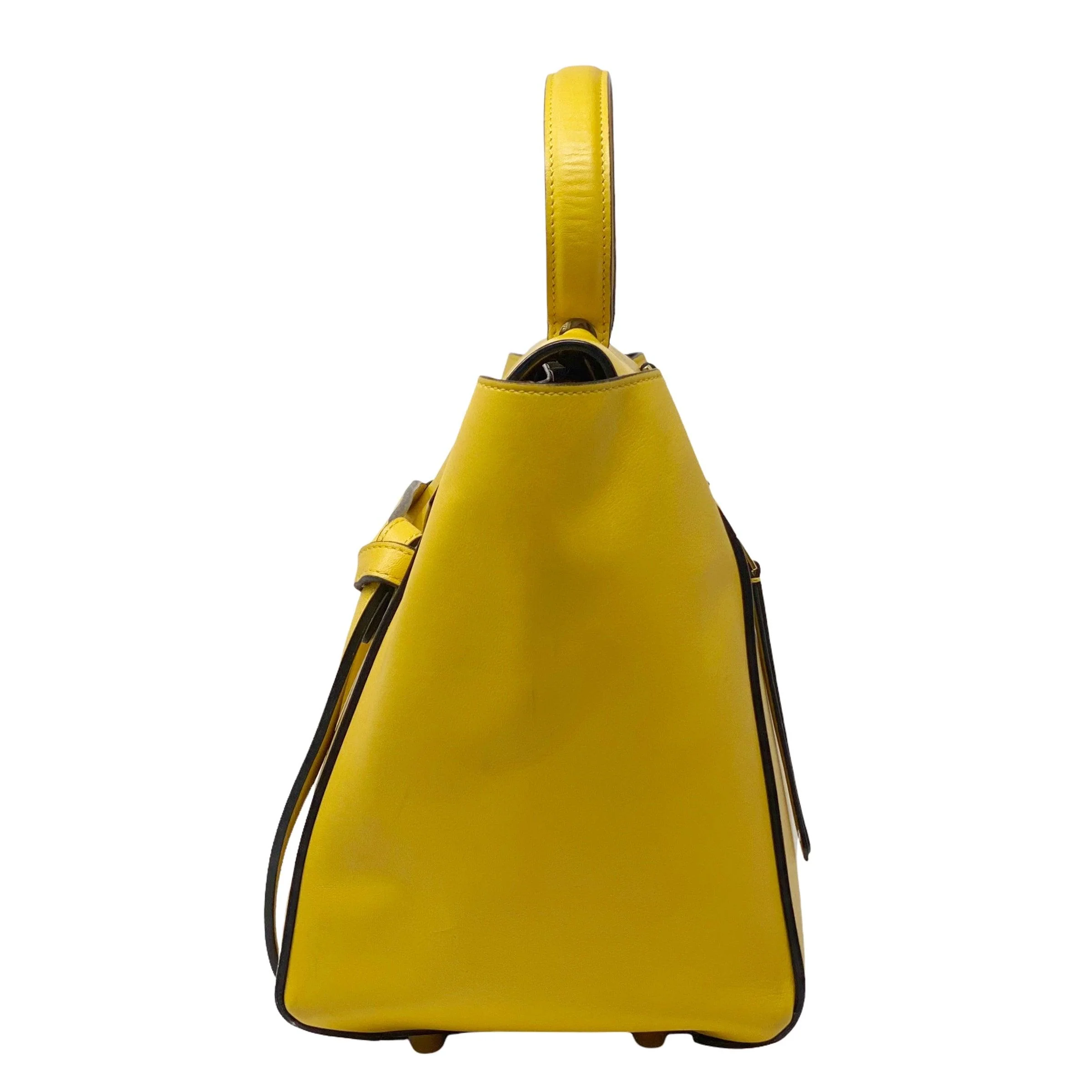 Celine Yellow Mini Belt Bag - Image 3