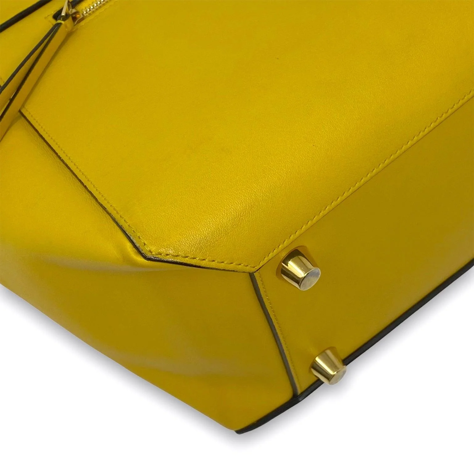 Celine Yellow Mini Belt Bag - Image 8