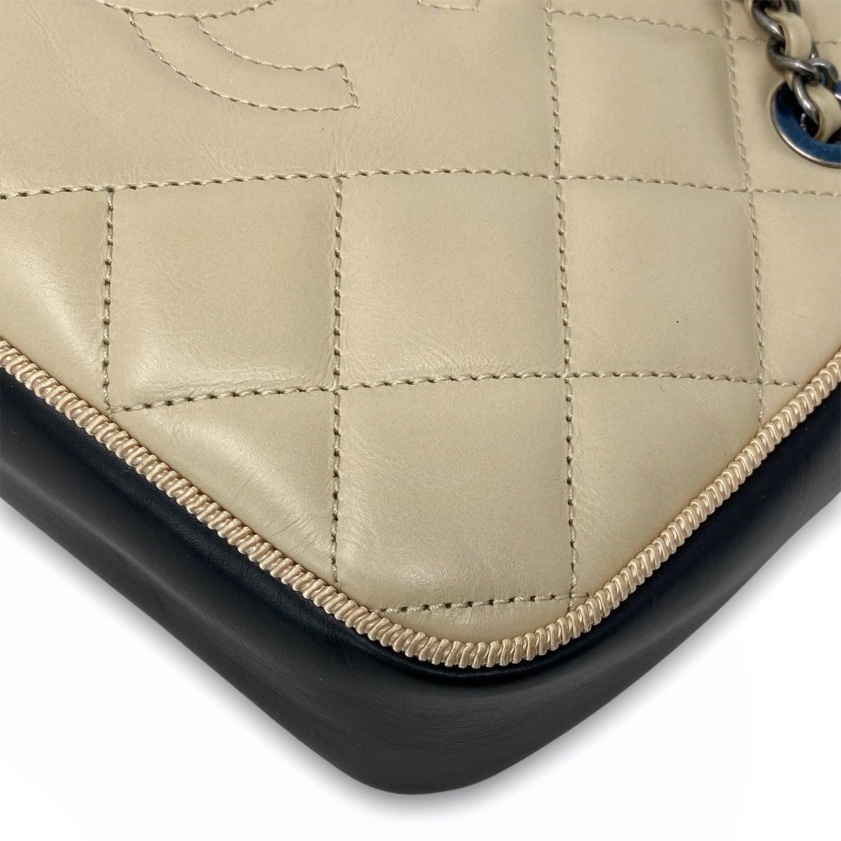 Chanel Beige Calfskin Small Ballerine Camera Bag - Image 5