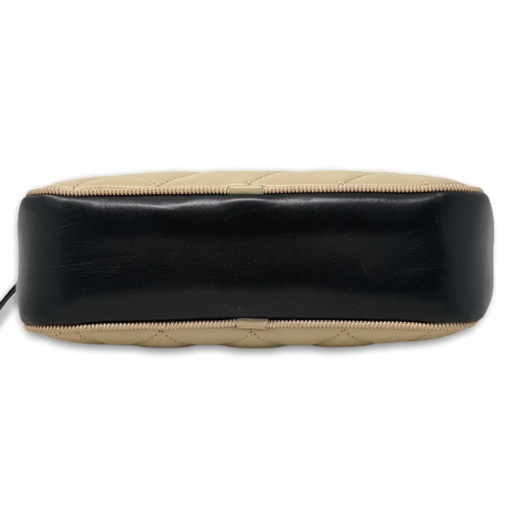 Chanel Beige Calfskin Small Ballerine Camera Bag - Image 9