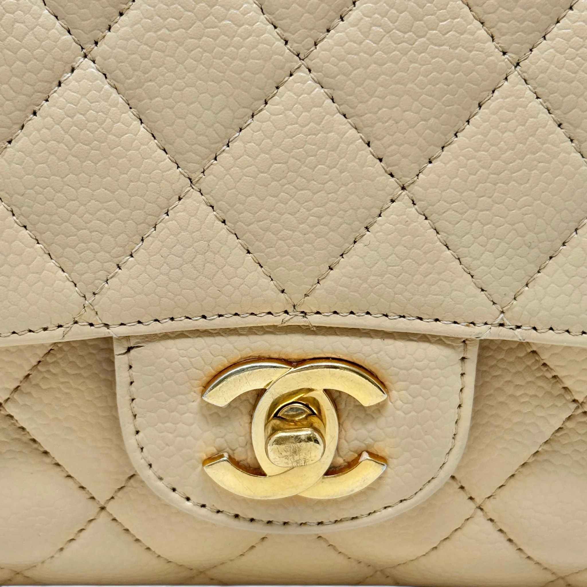 Chanel Beige Medium Classic Flap - Image 10