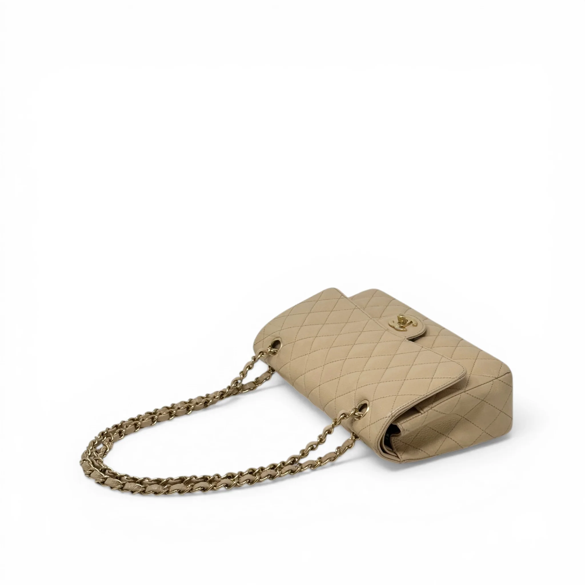 Chanel Beige Medium Classic Flap - Image 16