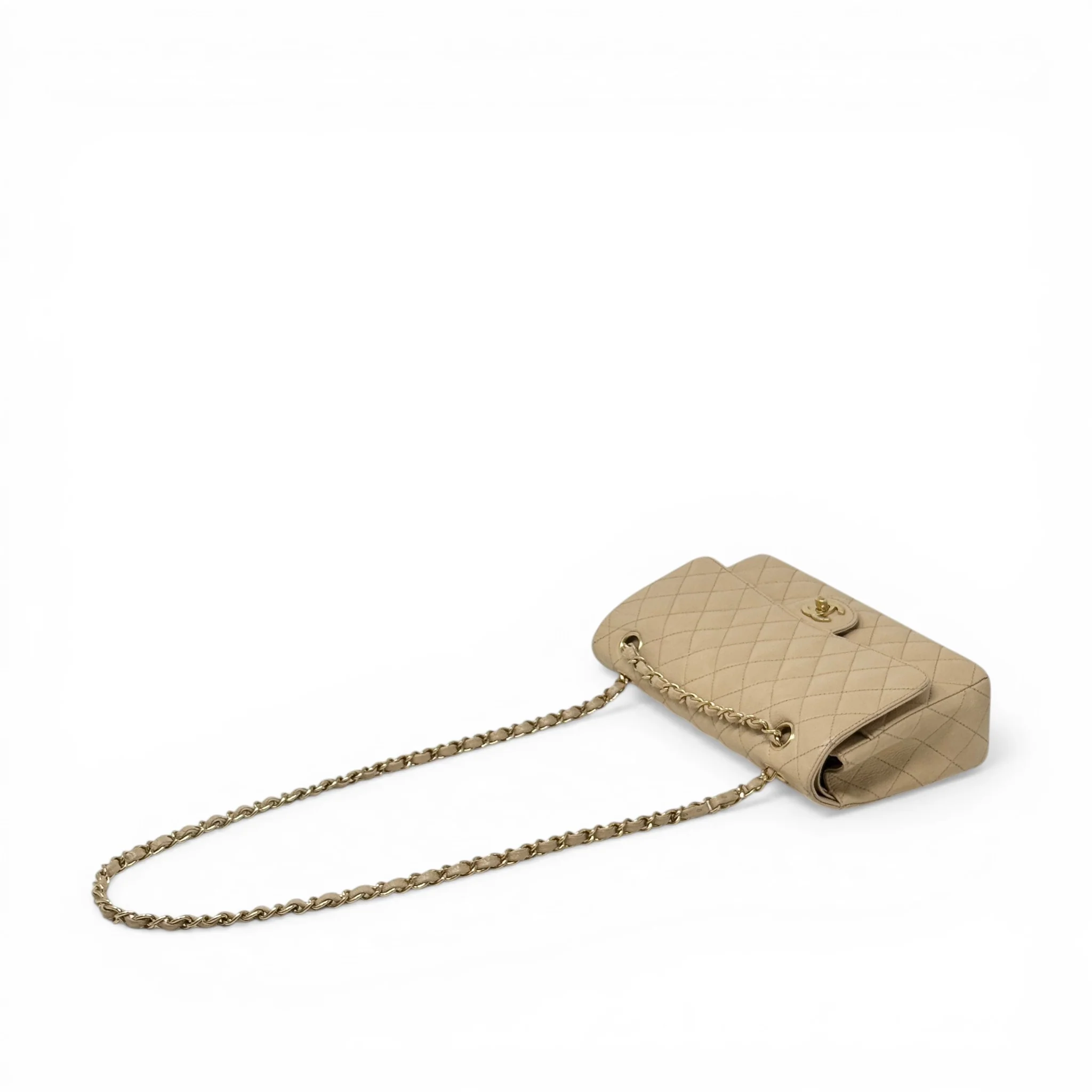 Chanel Beige Medium Classic Flap - Image 17