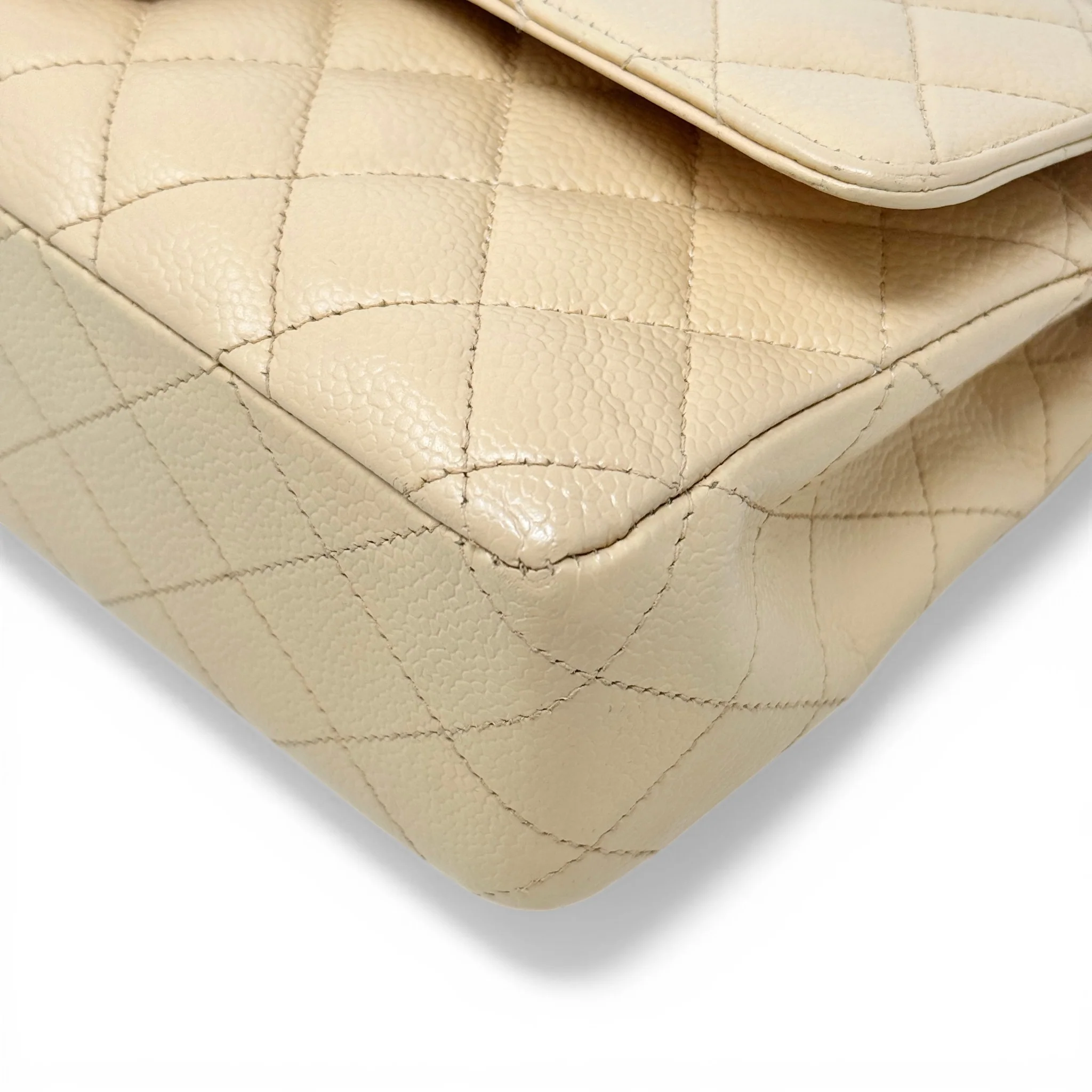 Chanel Beige Medium Classic Flap - Image 6