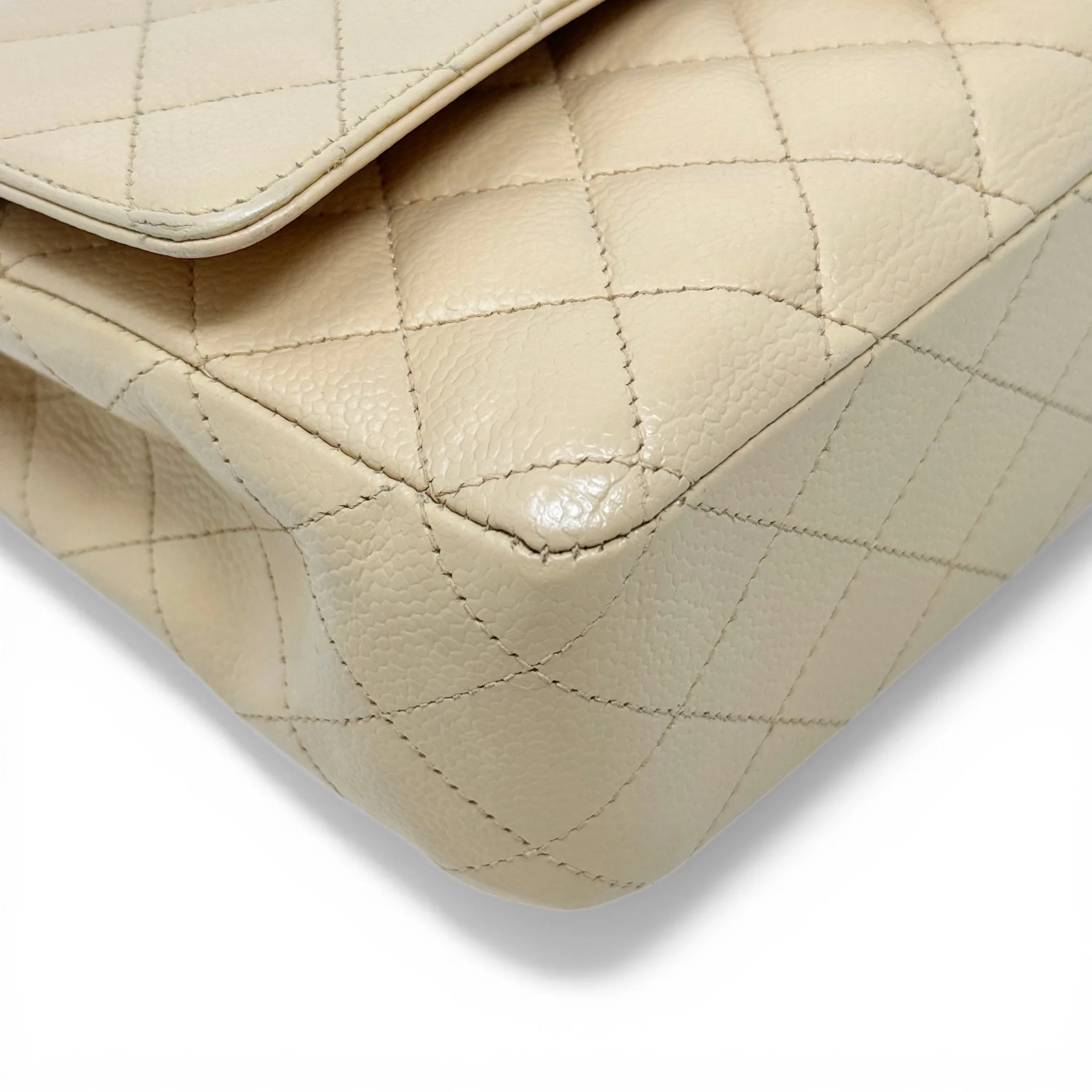 Chanel Beige Medium Classic Flap - Image 7