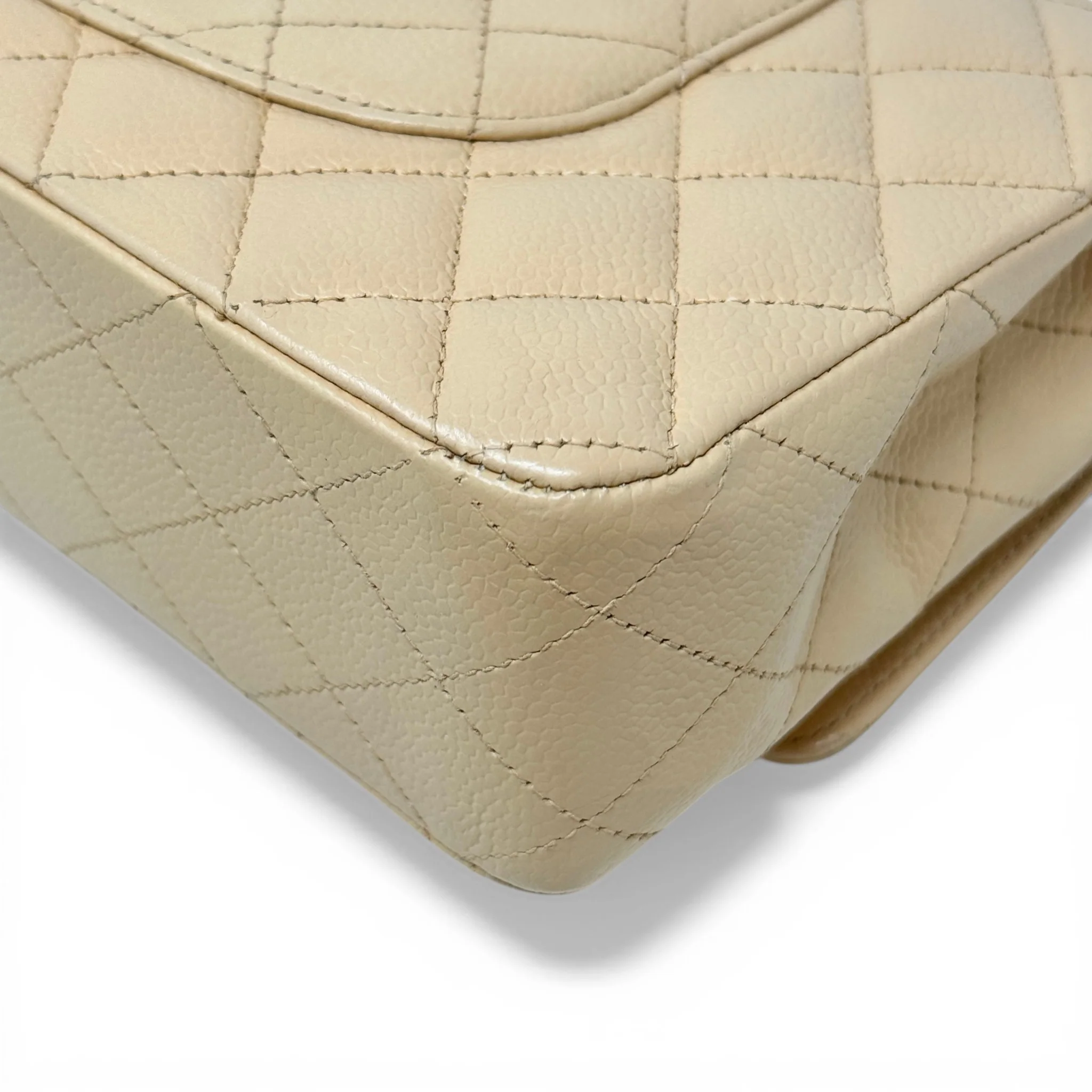 Chanel Beige Medium Classic Flap - Image 8
