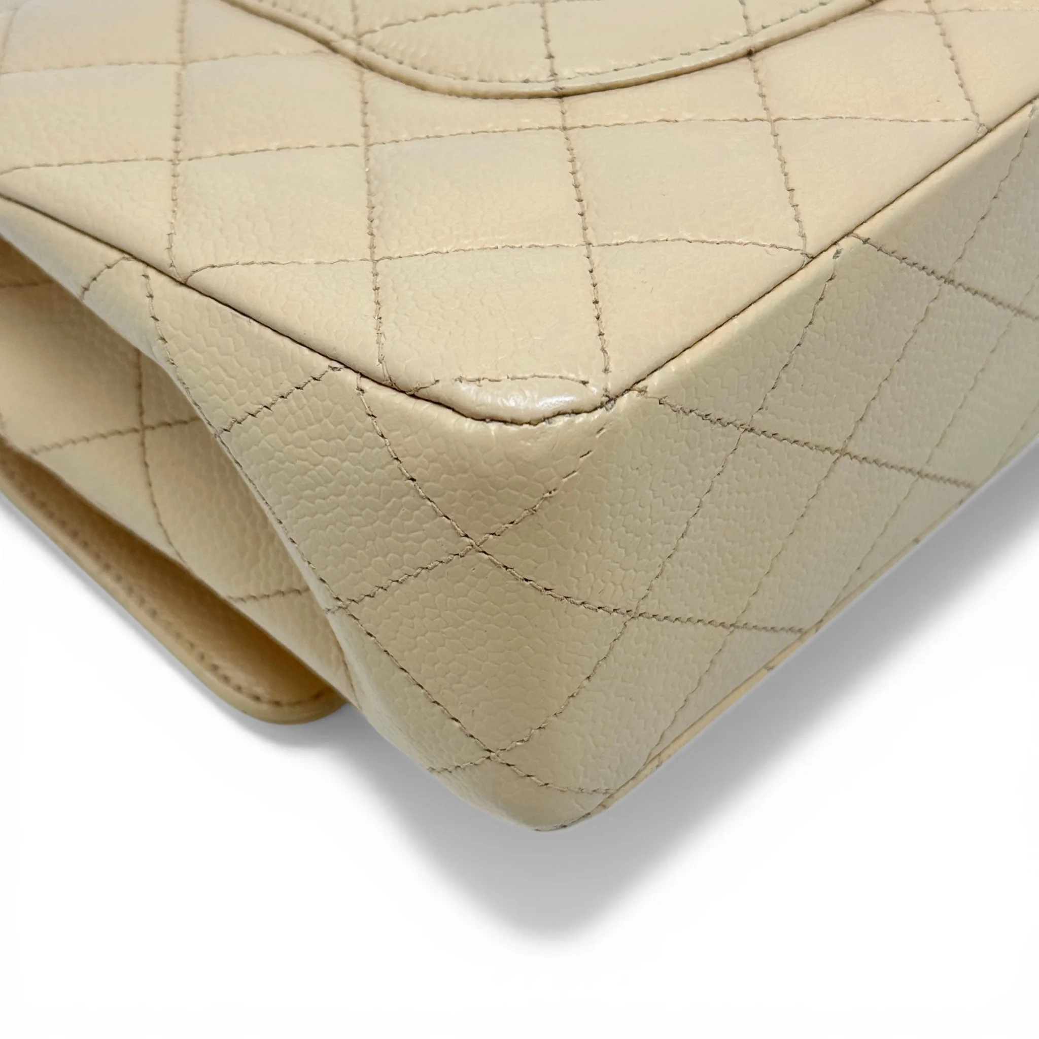 Chanel Beige Medium Classic Flap - Image 9
