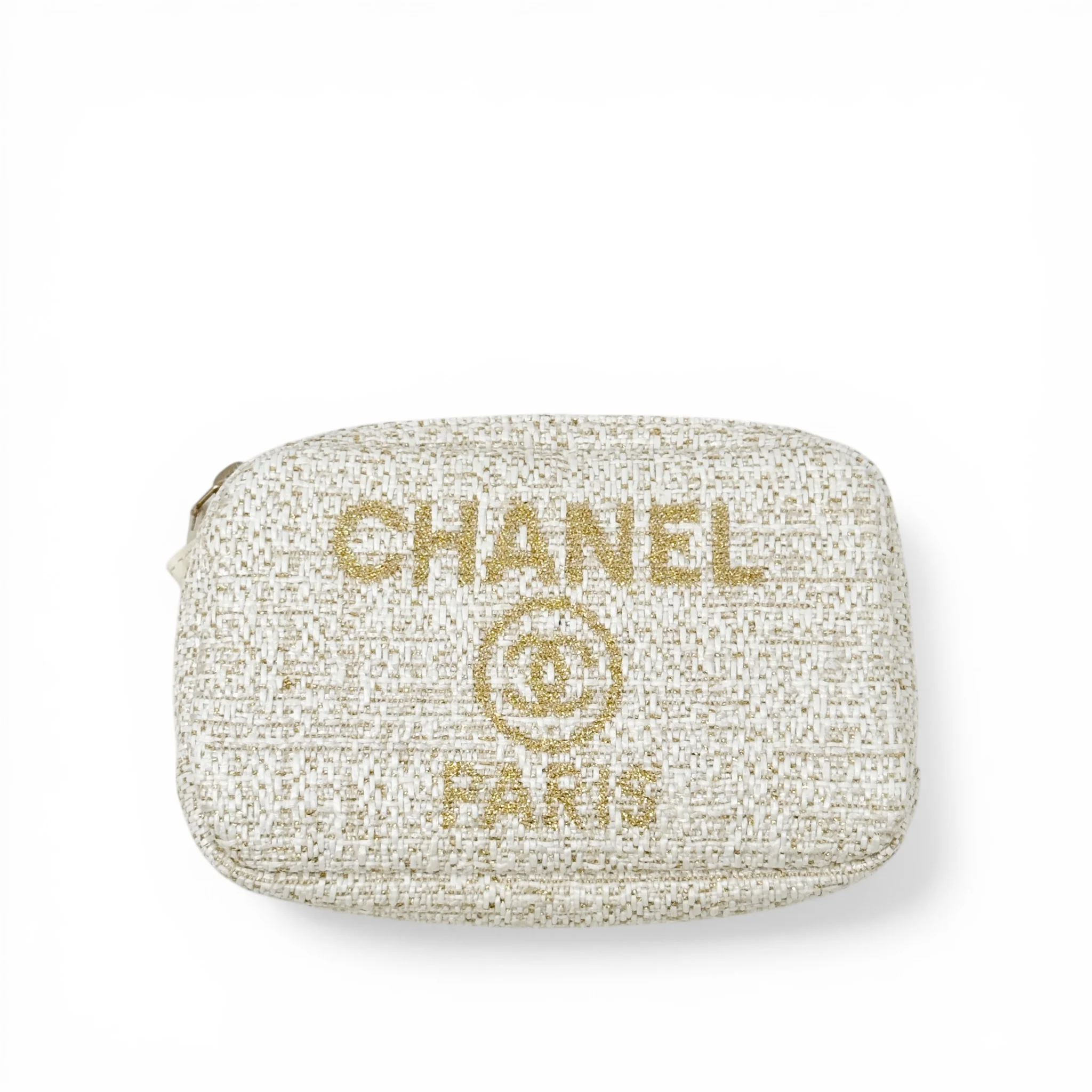 Chanel Beige Tweed Medium Deauville Tote - Image 15