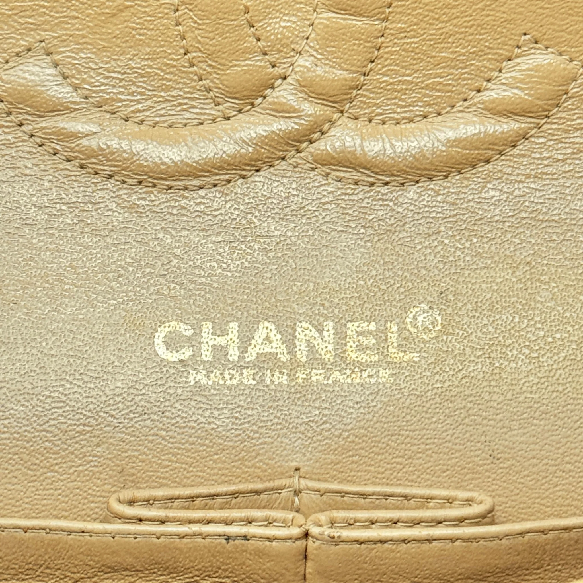 Chanel Beige Medium Vintage Classic Flap - Image 14