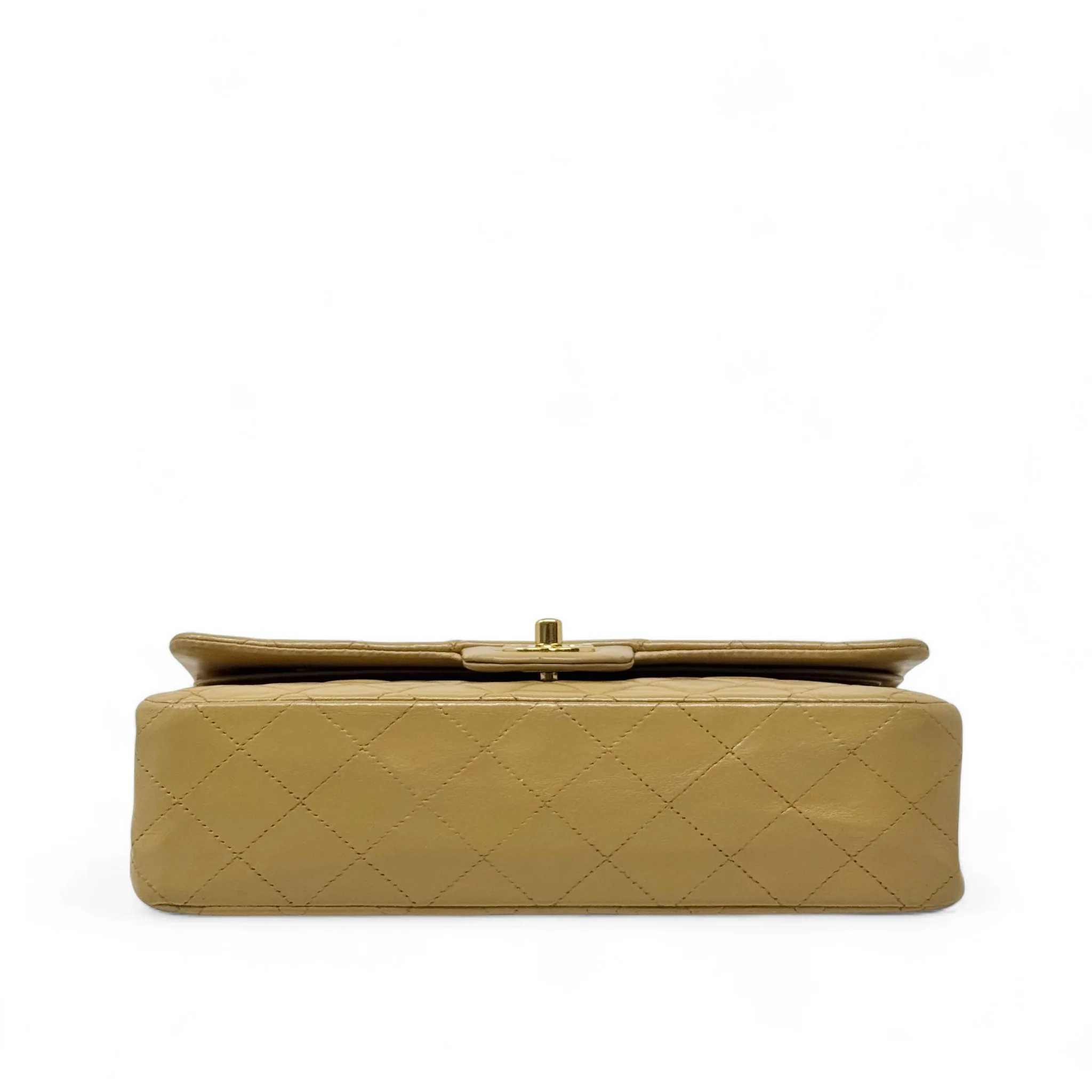 Chanel Beige Medium Vintage Classic Flap - Image 5