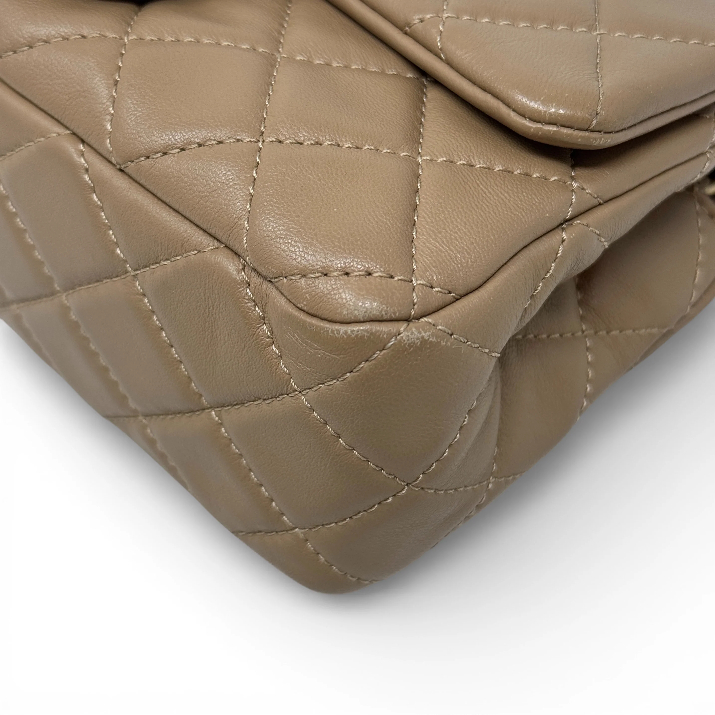 Chanel Beige Mini Pearl Crush Flap - Image 6