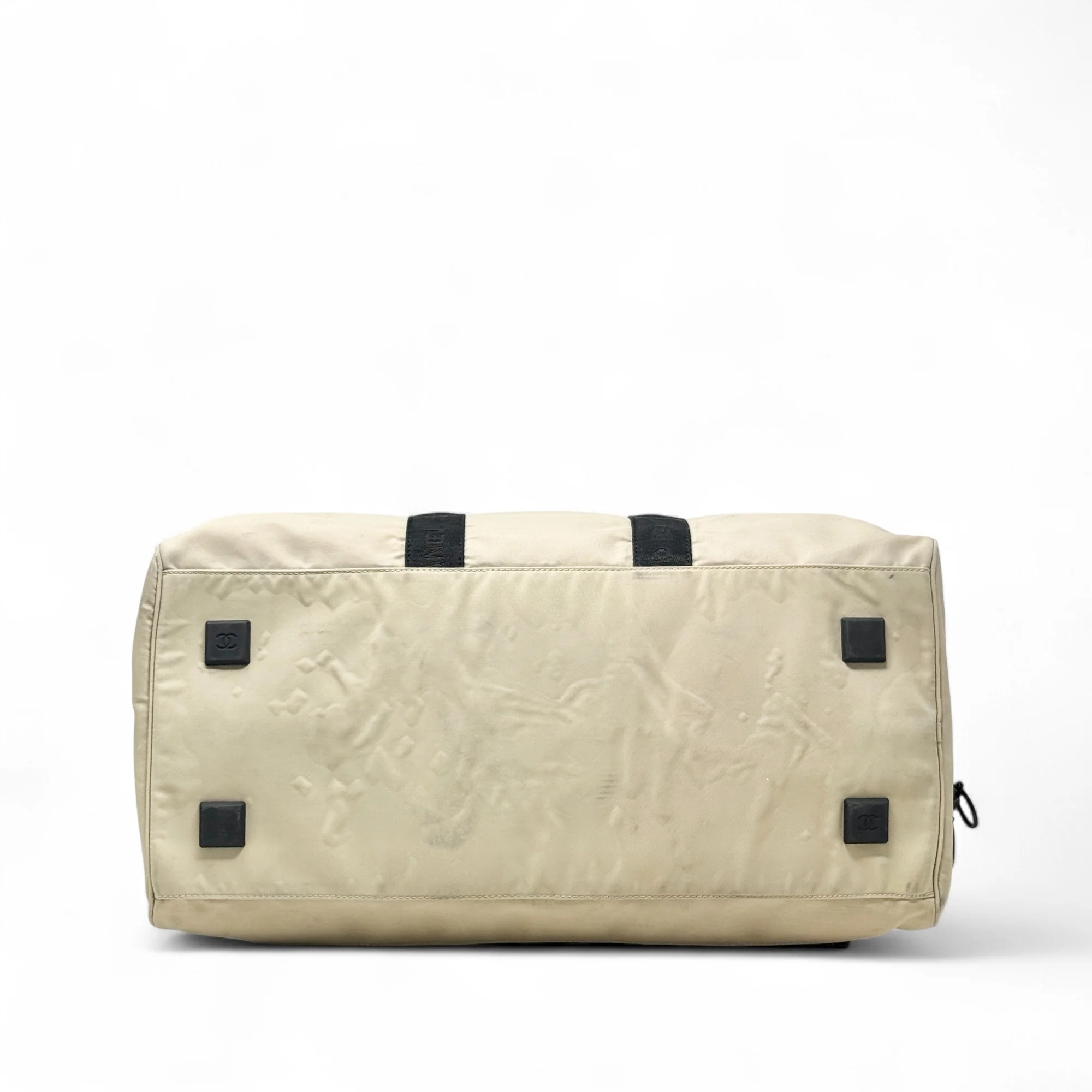 Chanel Beige Nylon Sports Duffle - Image 5