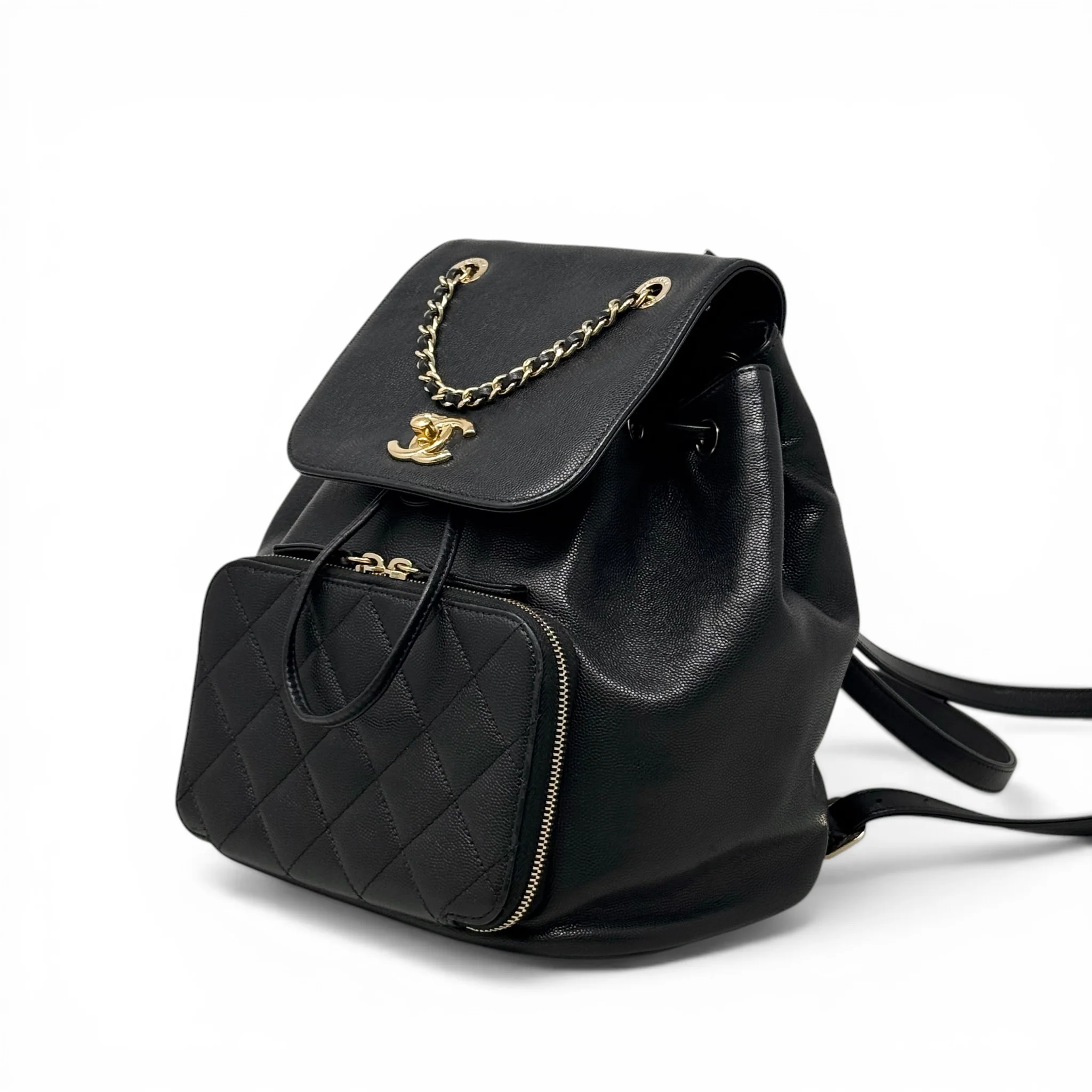 Chanel Black Business Affinity Backpack - Image 2