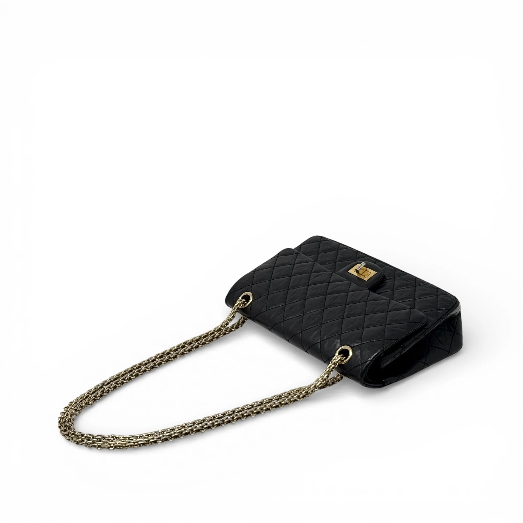 Chanel Black Calfskin 2.55 Reissue 225 - Image 11