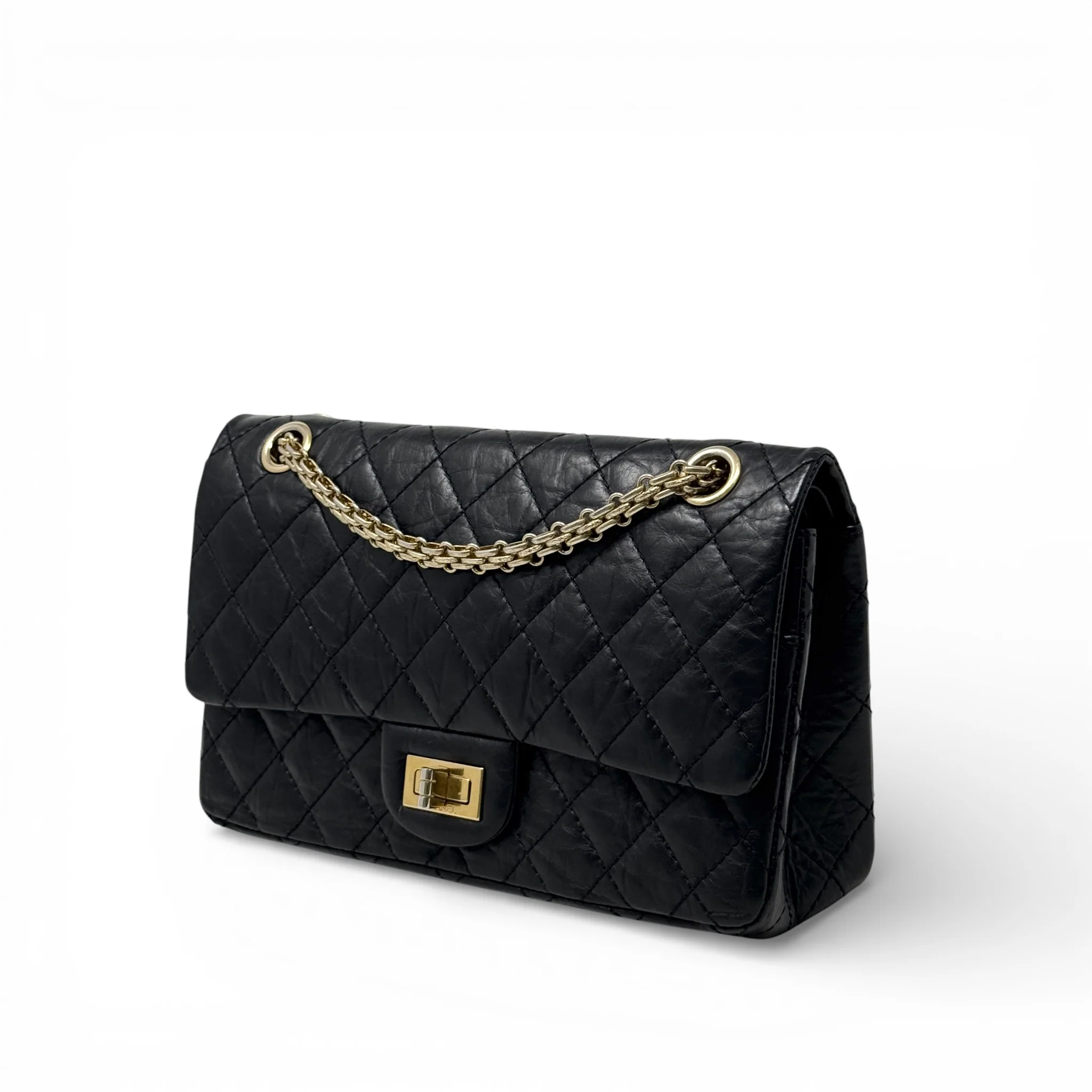 Chanel Black Calfskin 2.55 Reissue 225 - Image 2