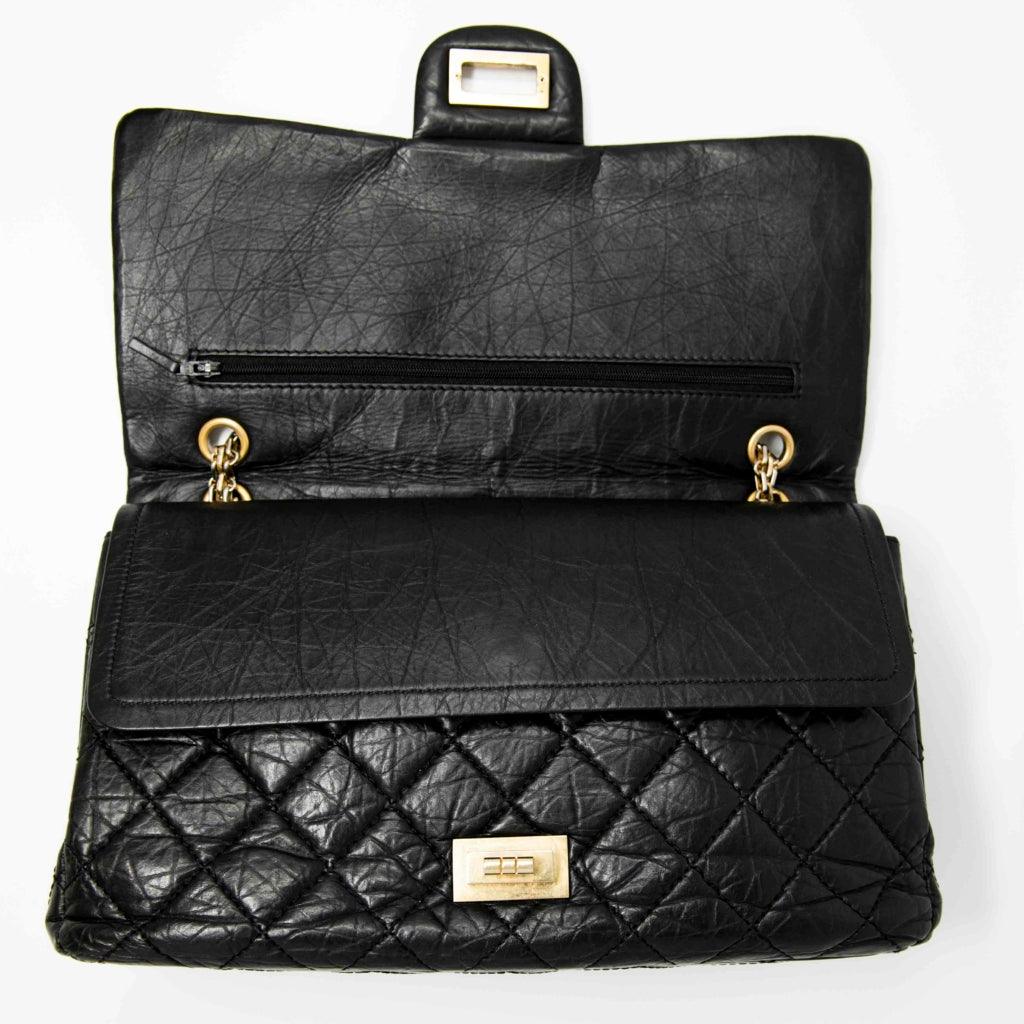 Chanel Black Calfskin 2.55 Reissue 227 - Image 11