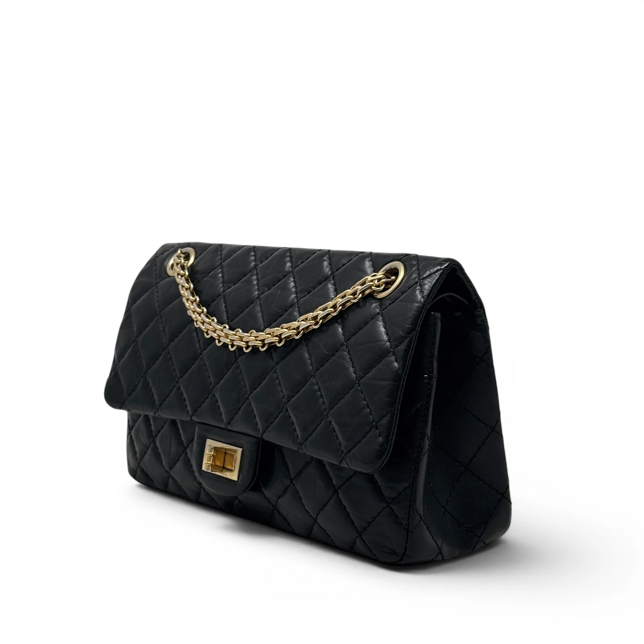 Chanel Black Calfskin 2.55 Reissue 225 - Image 2