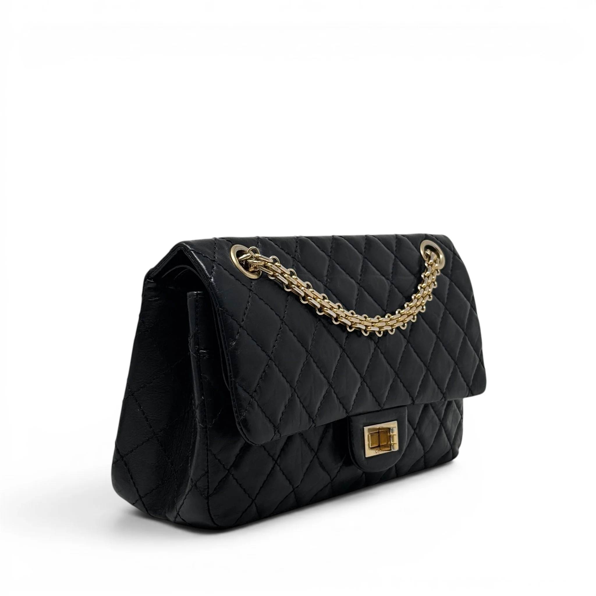 Chanel Black Calfskin 2.55 Reissue 225 - Image 4