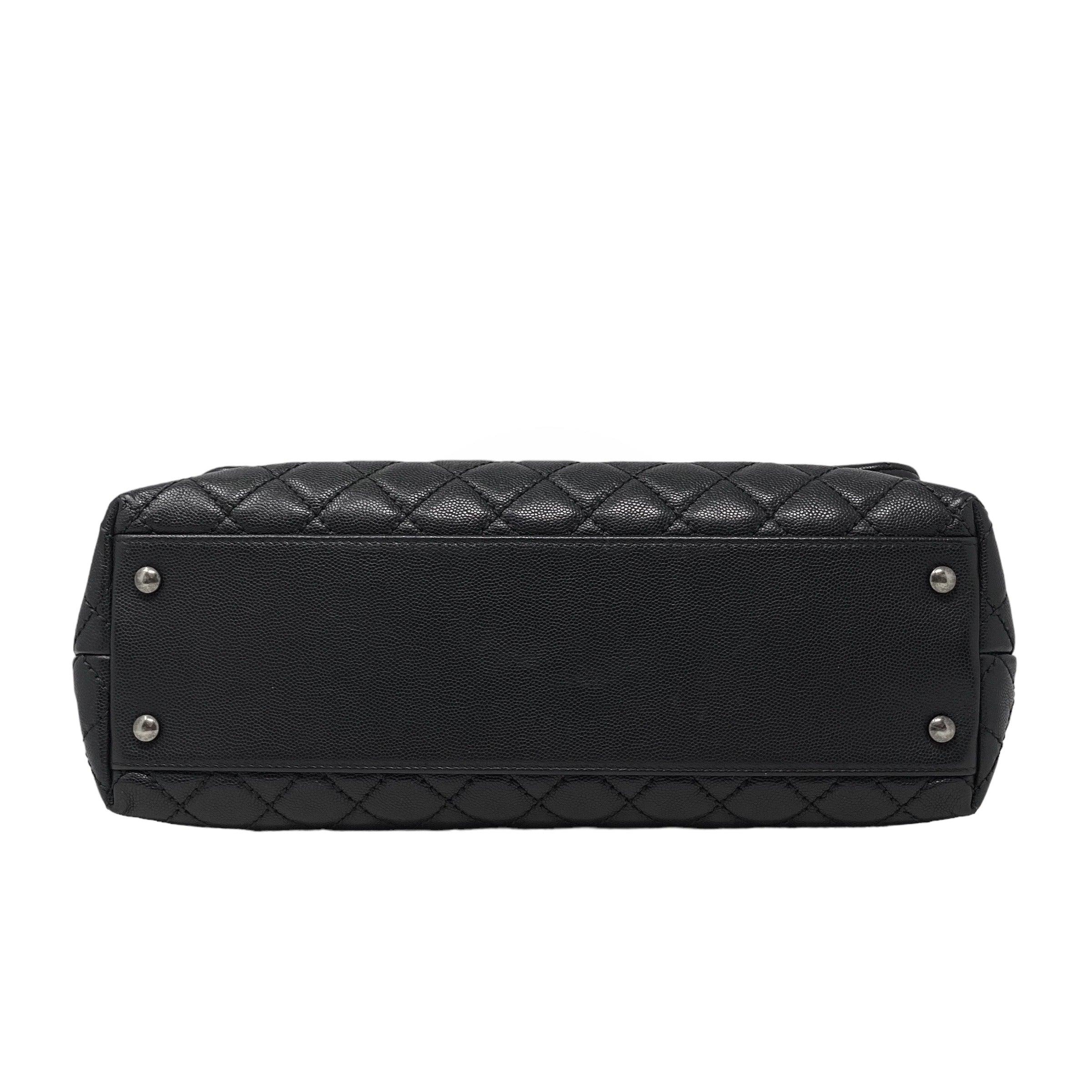 Chanel Black Medium Coco Handle - Image 6