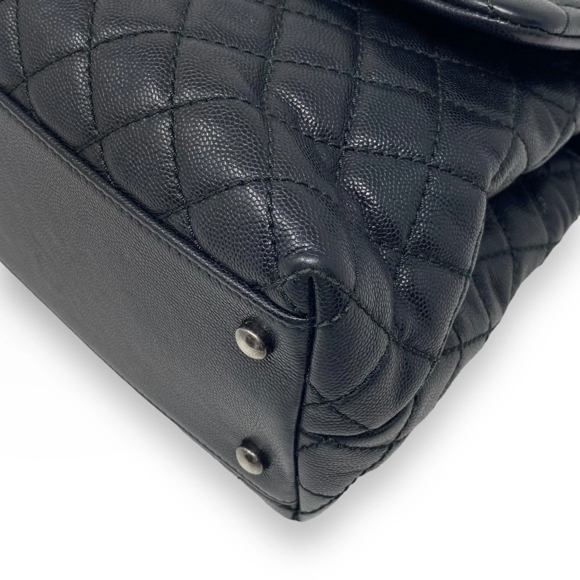 Chanel Black Medium Coco Handle - Image 8