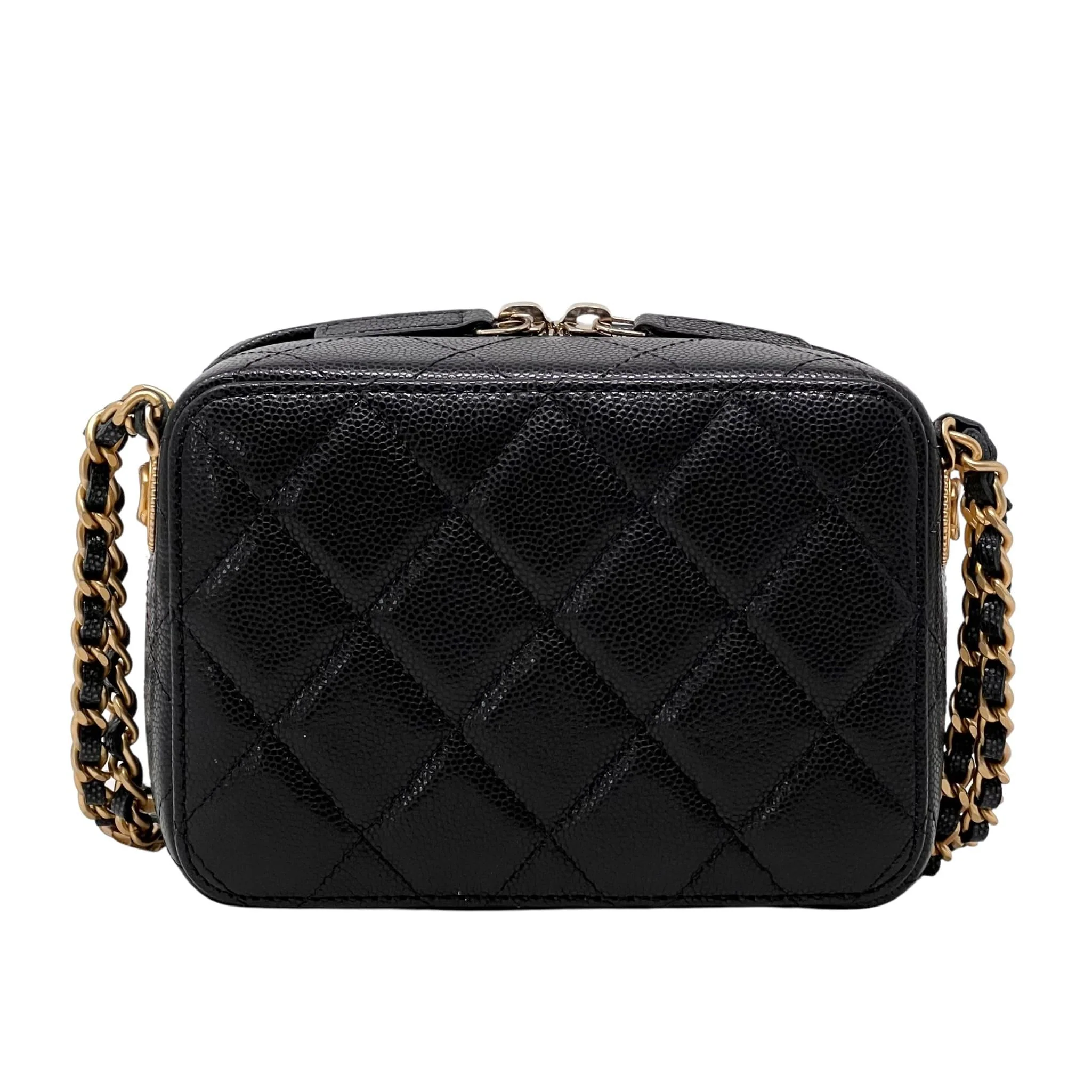 Chanel Black Caviar Twist Your Buttons Camera Bag - Image 3