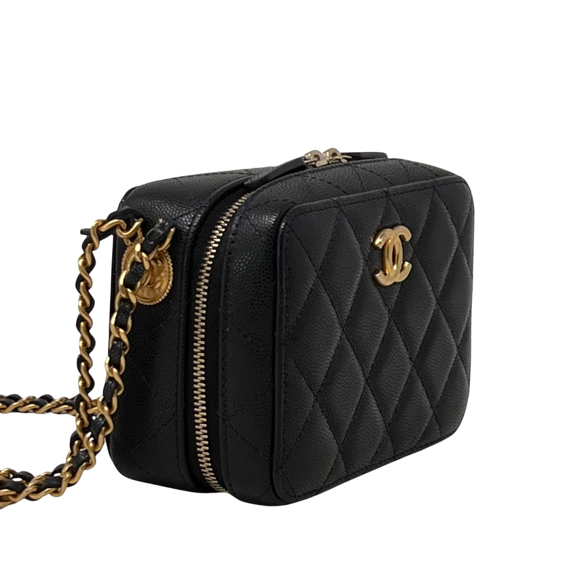 Chanel Black Caviar Twist Your Buttons Camera Bag - Image 4