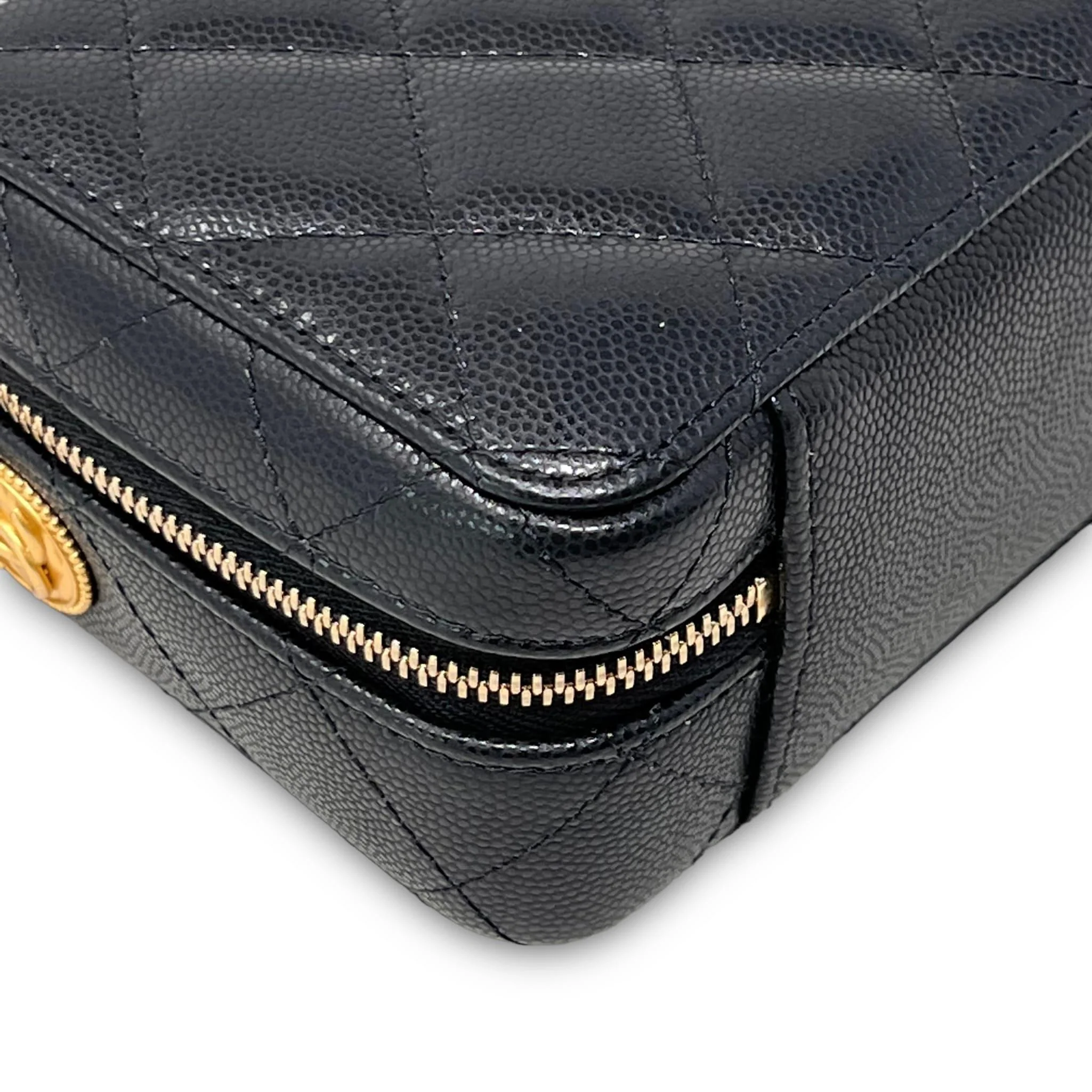 Chanel Black Caviar Twist Your Buttons Camera Bag - Image 6