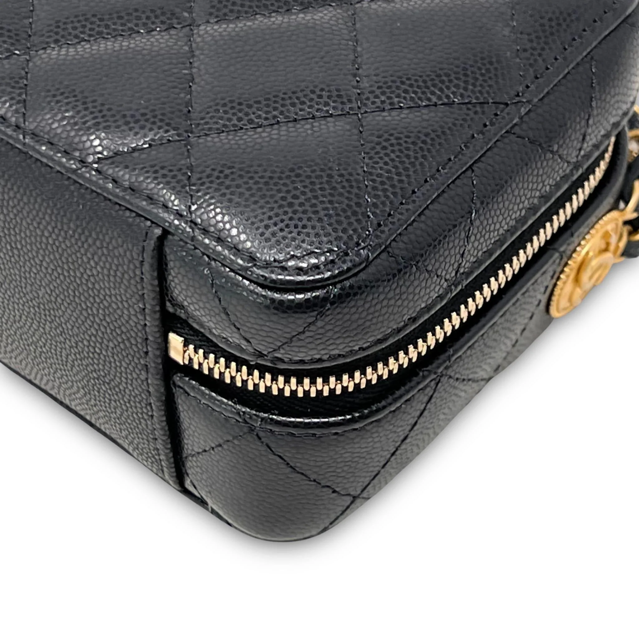Chanel Black Caviar Twist Your Buttons Camera Bag - Image 9