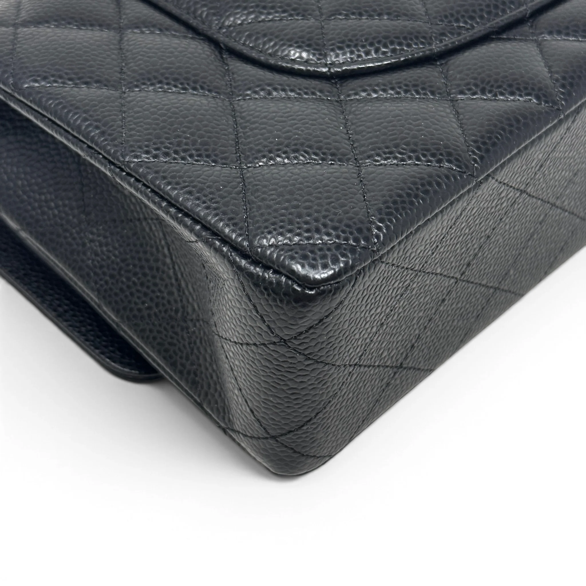 Chanel Black Caviar Medium Classic Flap - Image 9