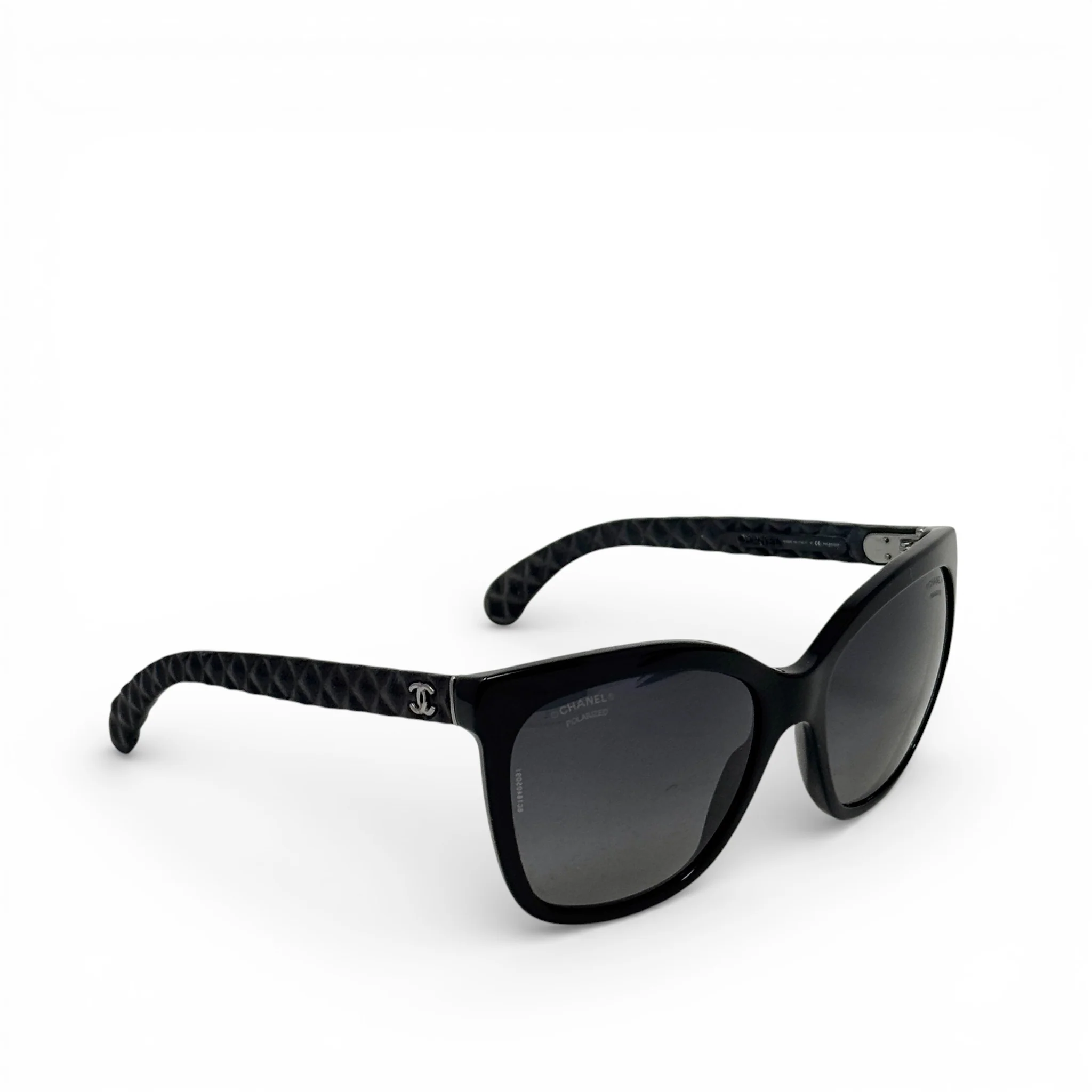 Chanel Black CC Logo Polarized Sunglasses 5288-Q - Image 4