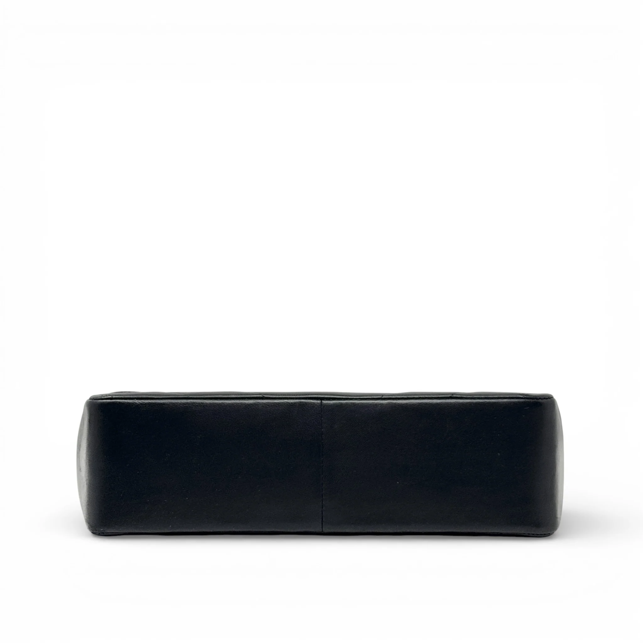 Chanel Black Chevron Vintage Top Handle Bag - Image 5