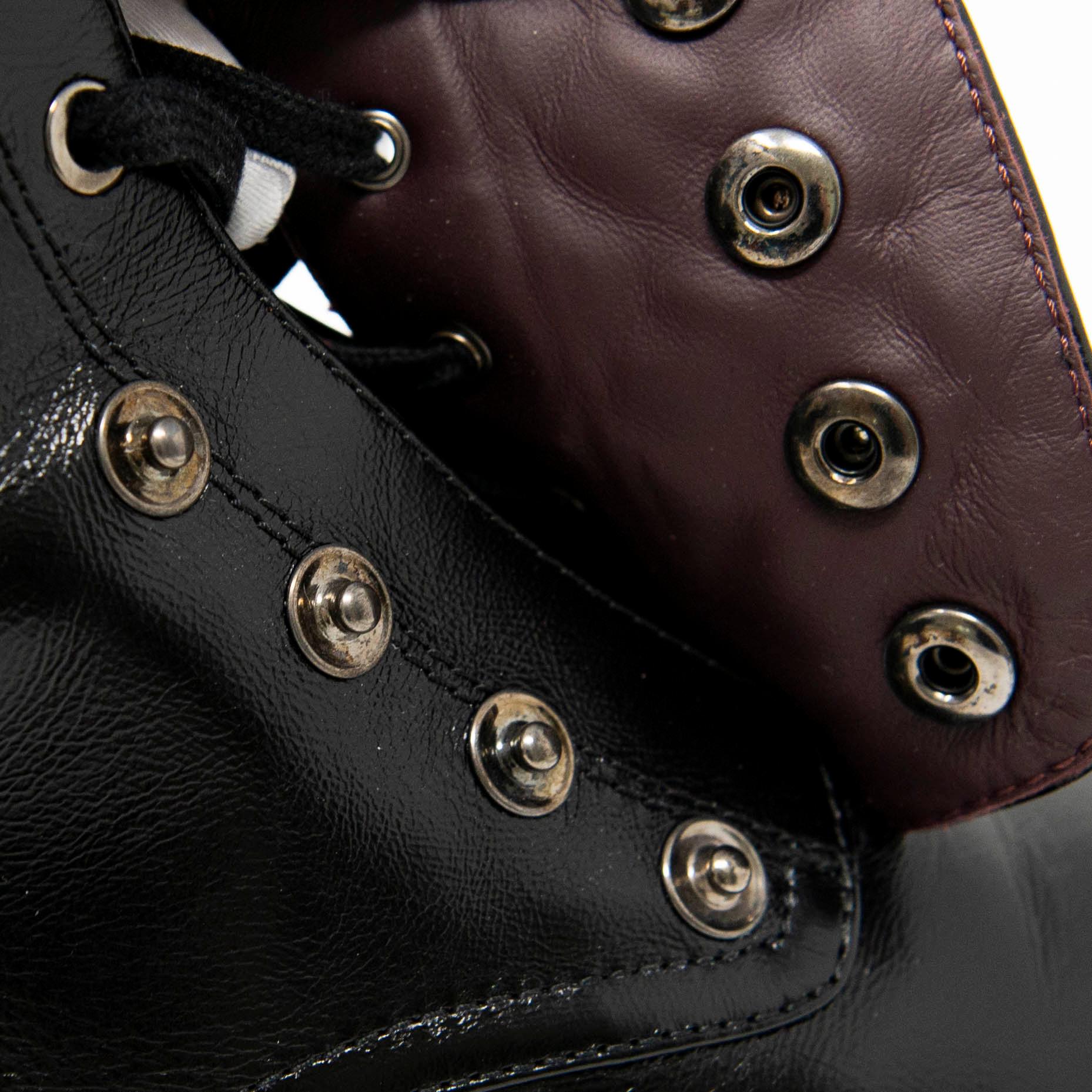 Chanel Black Combat Boots 36.5 - Image 9