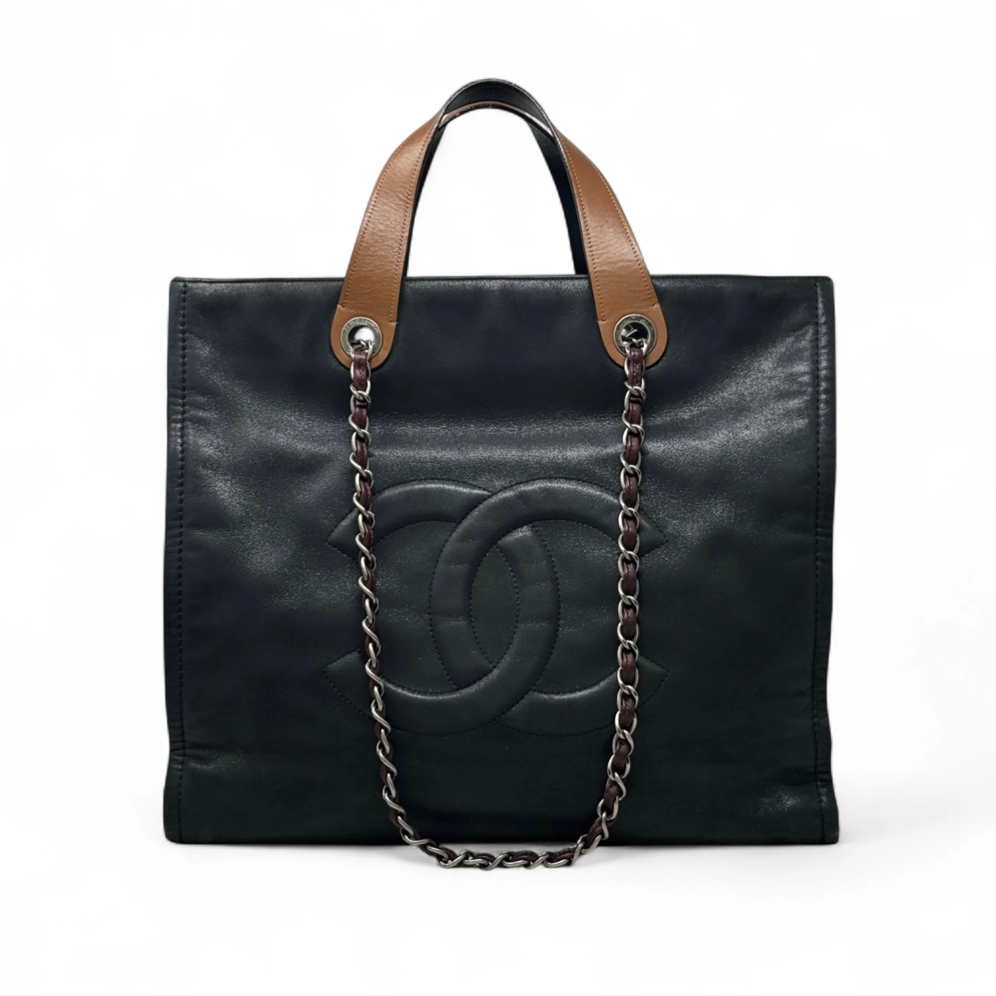 Chanel Black In The Mix Timeless Shopping Tote