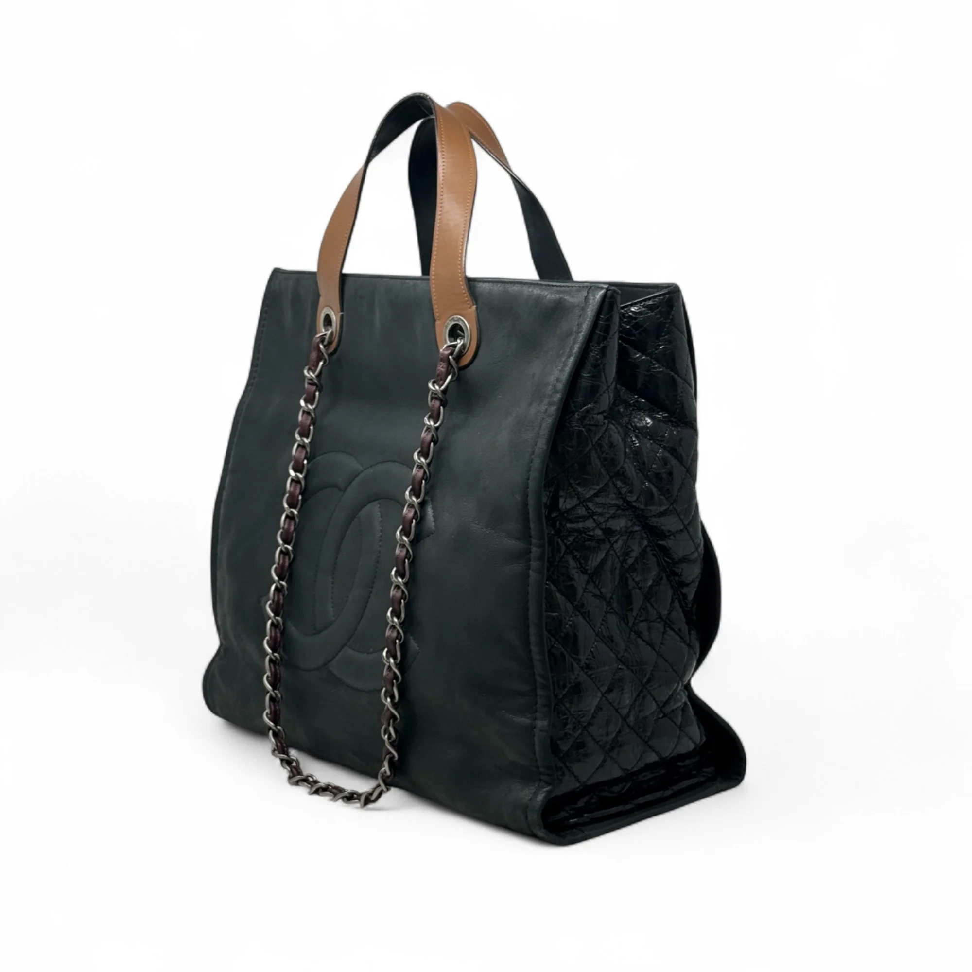 Chanel Black In The Mix Timeless Shopping Tote - Image 2