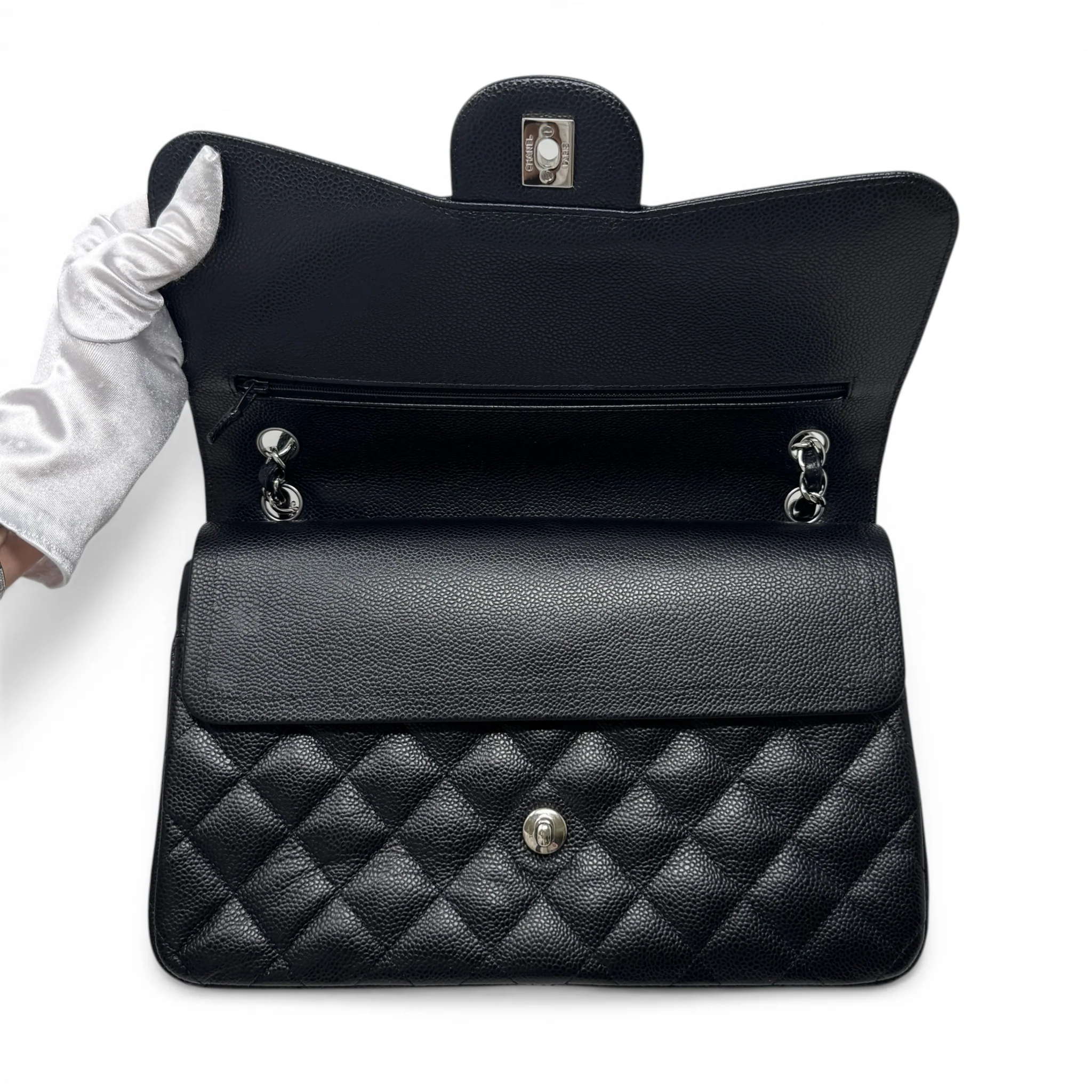 Chanel Black Jumbo Classic Flap - Image 11