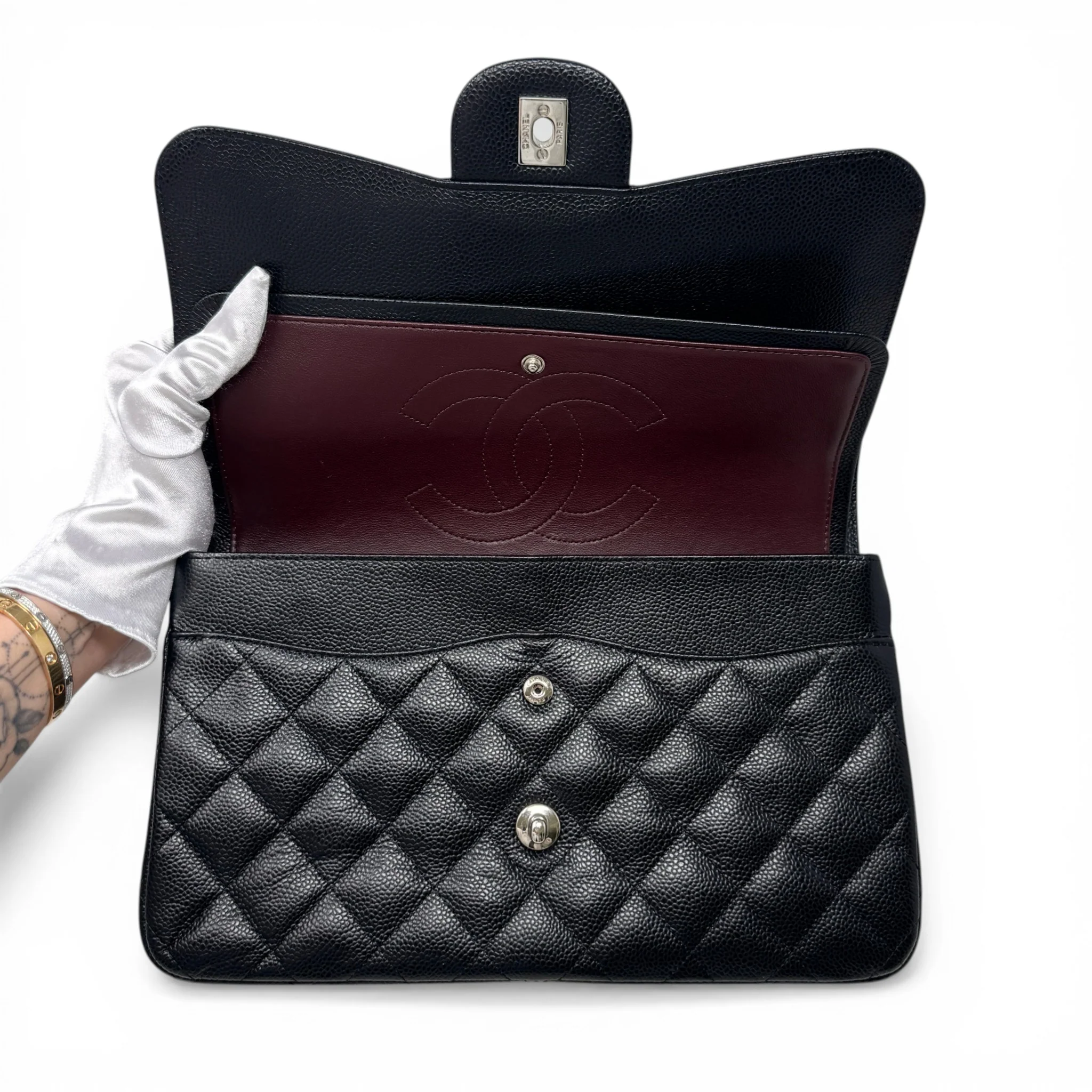 Chanel Black Jumbo Classic Flap - Image 12