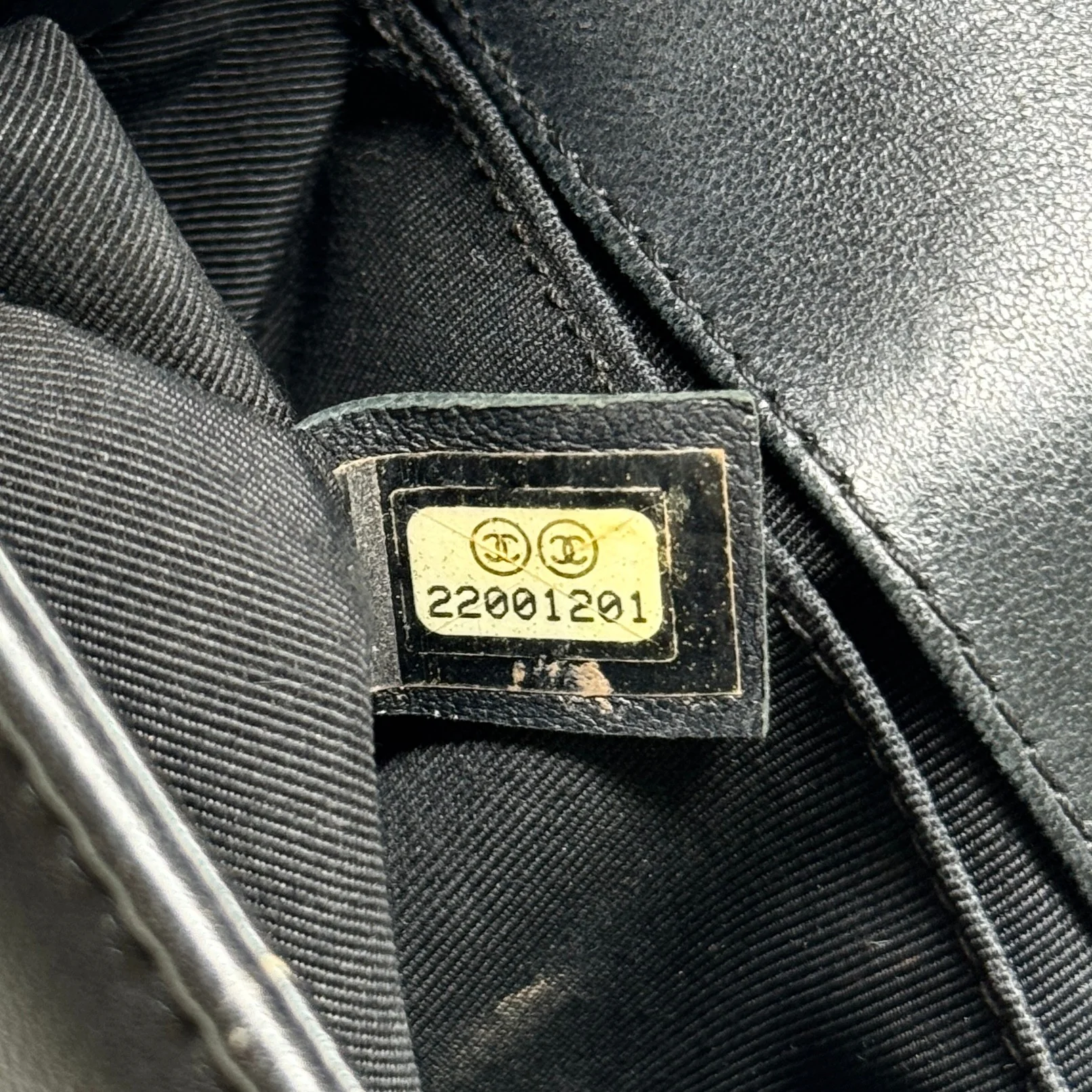 Chanel Black Lambskin Medium Boy Bag - Image 13