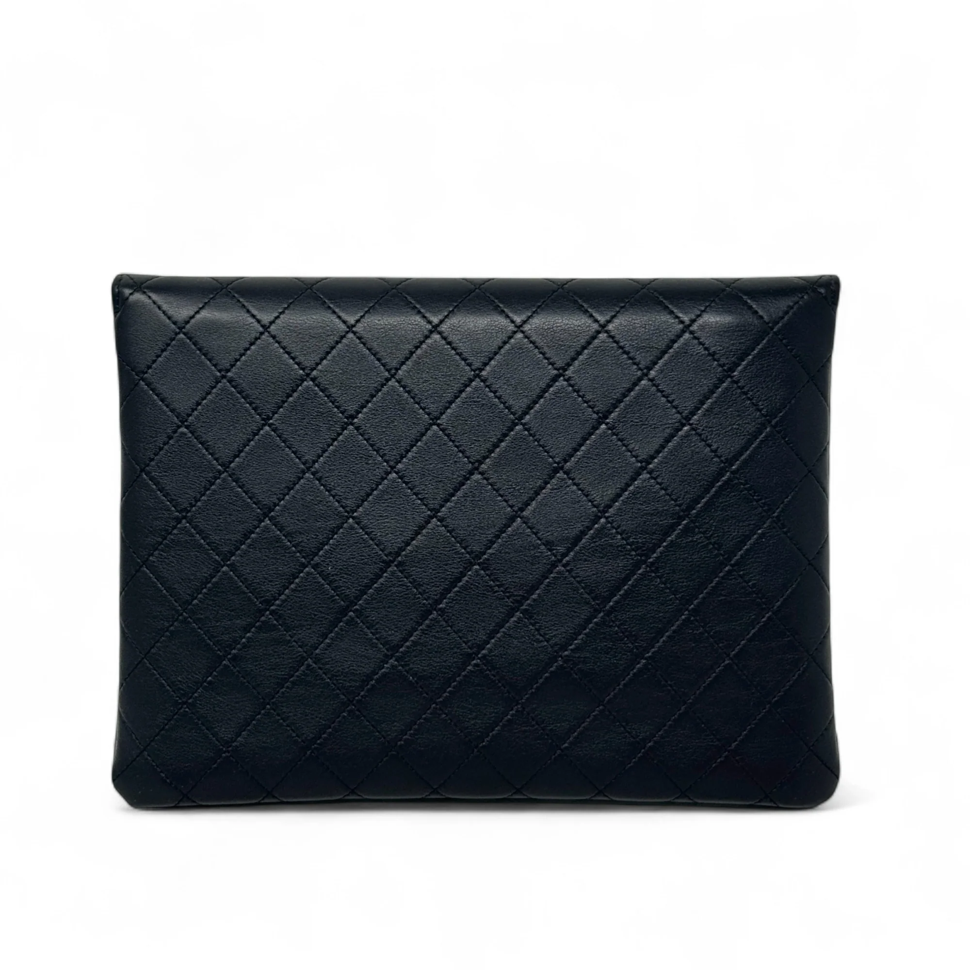 Chanel Black Sleek And Chic Clutch - Image 3