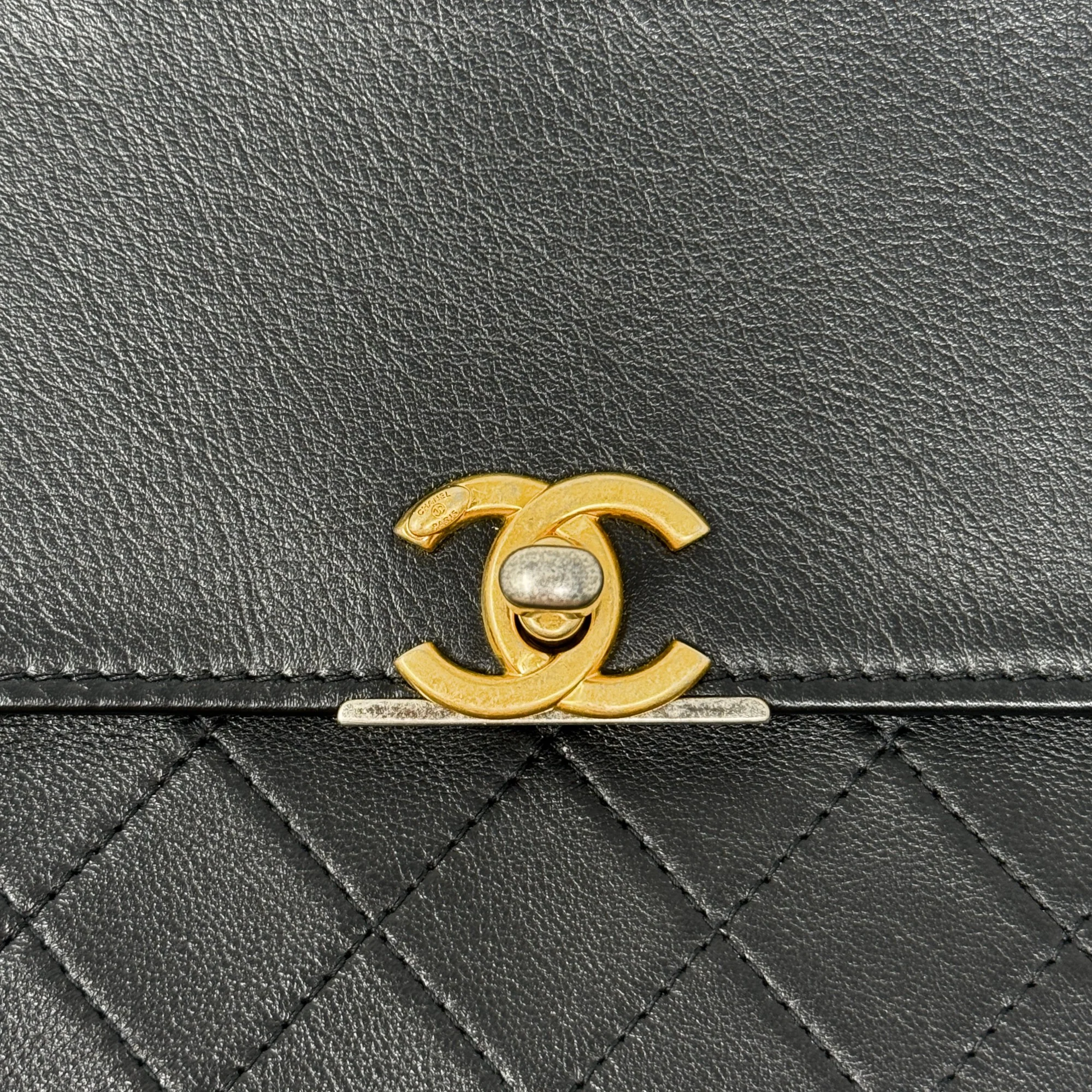 Chanel Black Sleek And Chic Clutch - Image 5